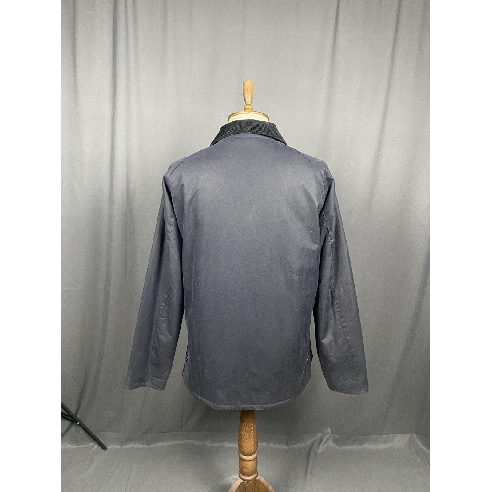 Barbour MINT! Barbour Rufford Men's Blue Waxed Insulated Motorcycle Size US XXL / EU 58 / 5 - 7 Thumbnail