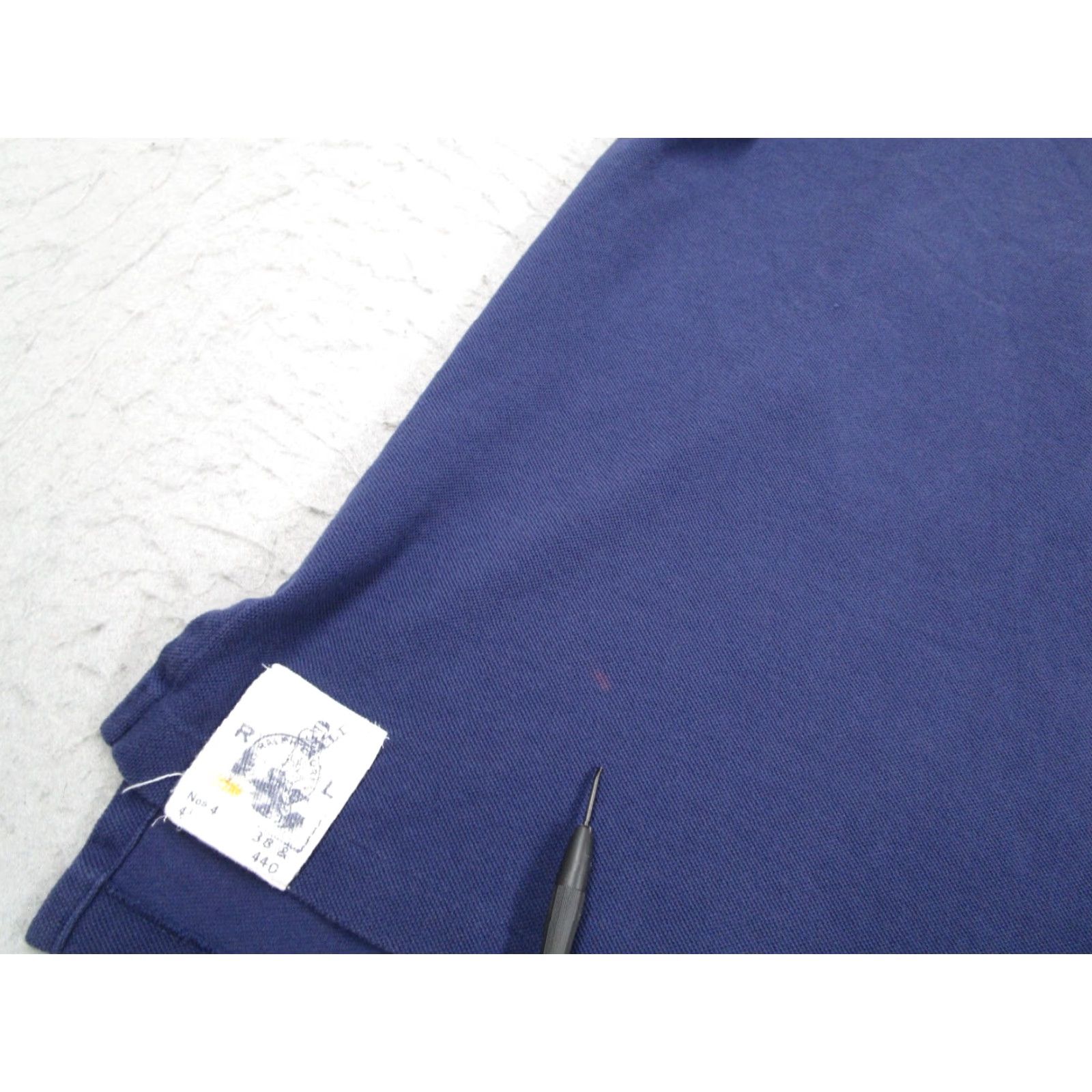 Polo Ralph Lauren VINTAGE Polo Ralph Lauren Polo Shirt Mens Large Blue Crown Crest Double Sided Size US L / EU 52-54 / 3 - 7 Thumbnail