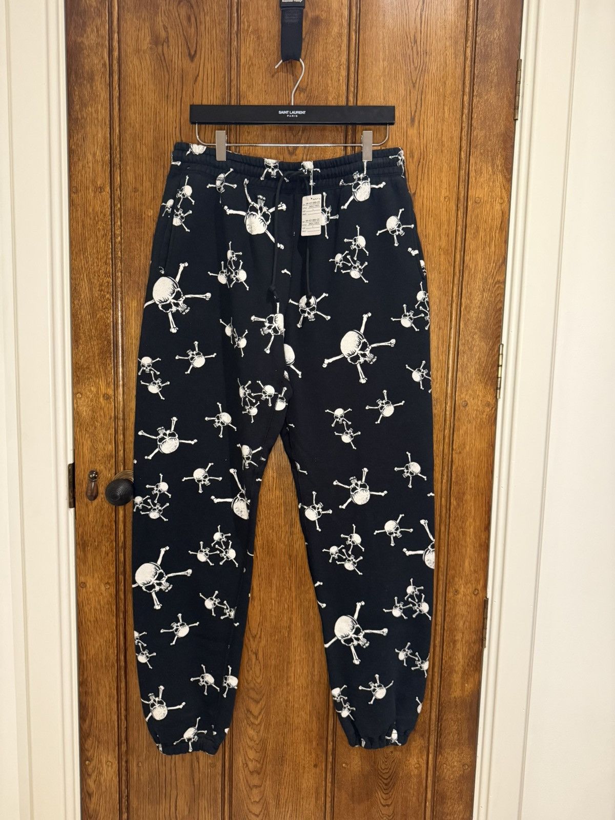 Saint Michael Saint Mxxxxxx skull black logo joggers sweatpants Michael L Size US 34 / EU 50 - 2 Thumbnail
