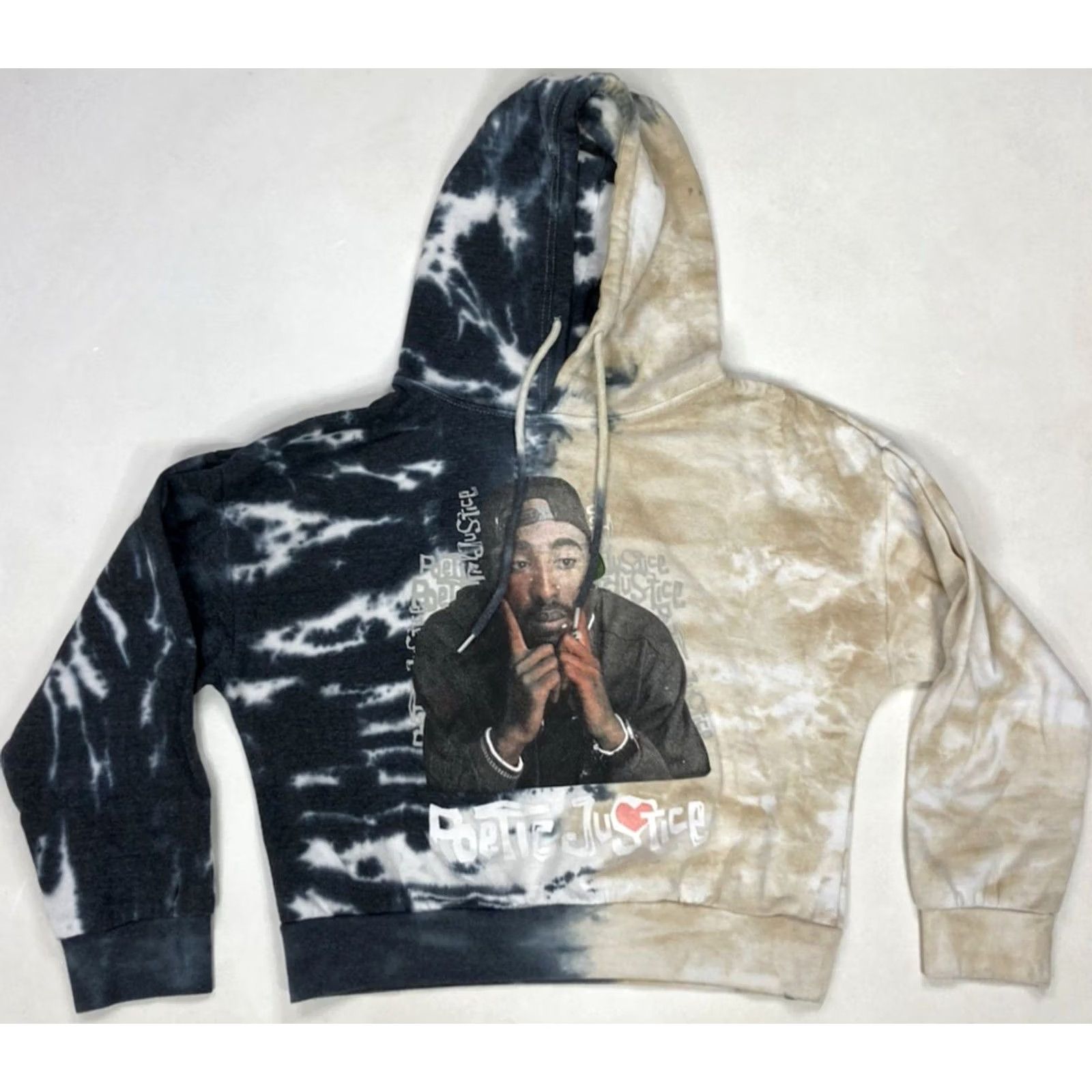 Vintage VINTAGE Poetic Justice 2pac Tupac Shakur Movie Pullover Hoodie Women Small Tie Dye Size S / US 4 / IT 40 - 2 Thumbnail