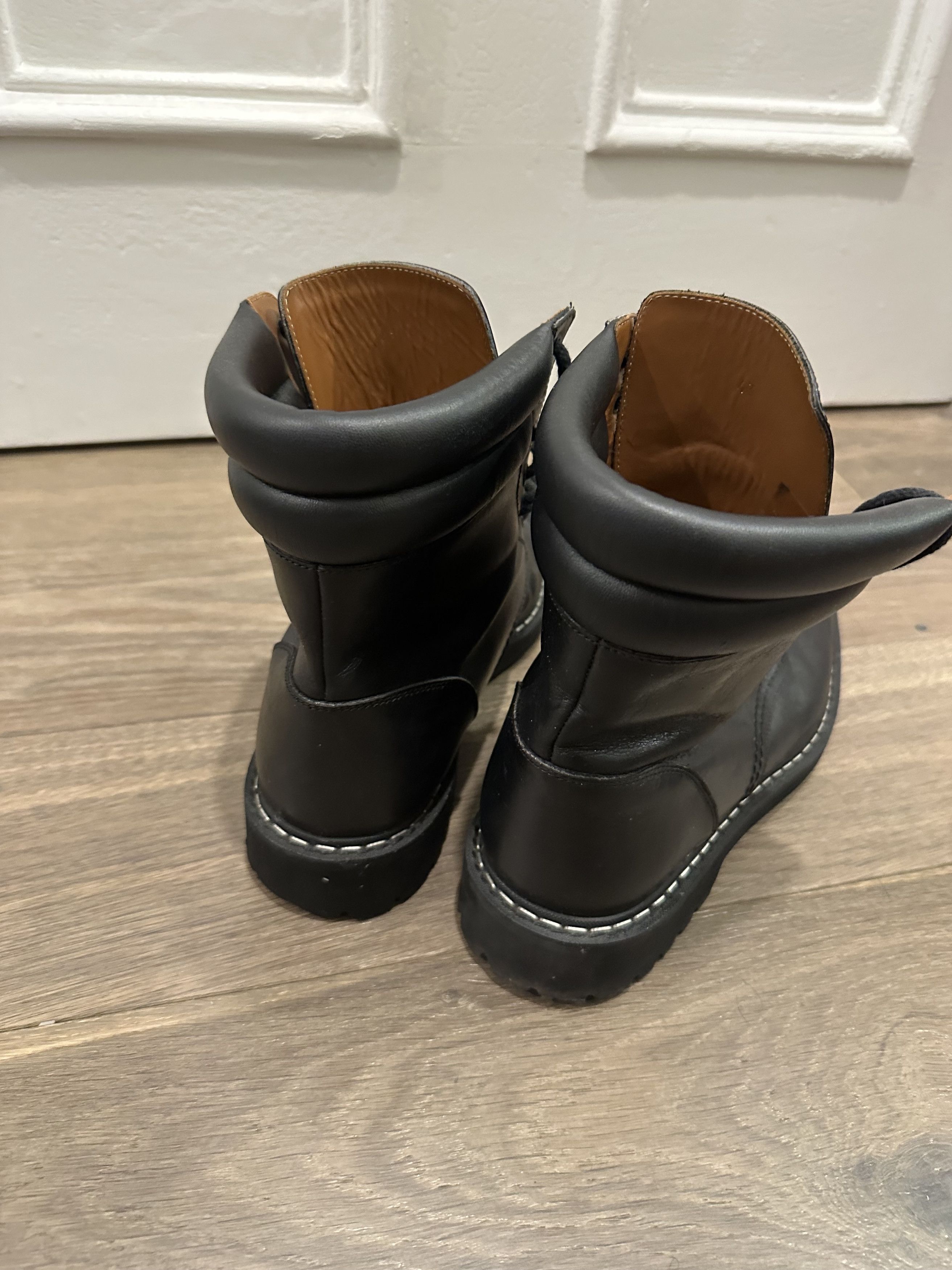 Givenchy Givenchy Black Leather Combat Army Boots Size US 10 / EU 43 - 5 Thumbnail