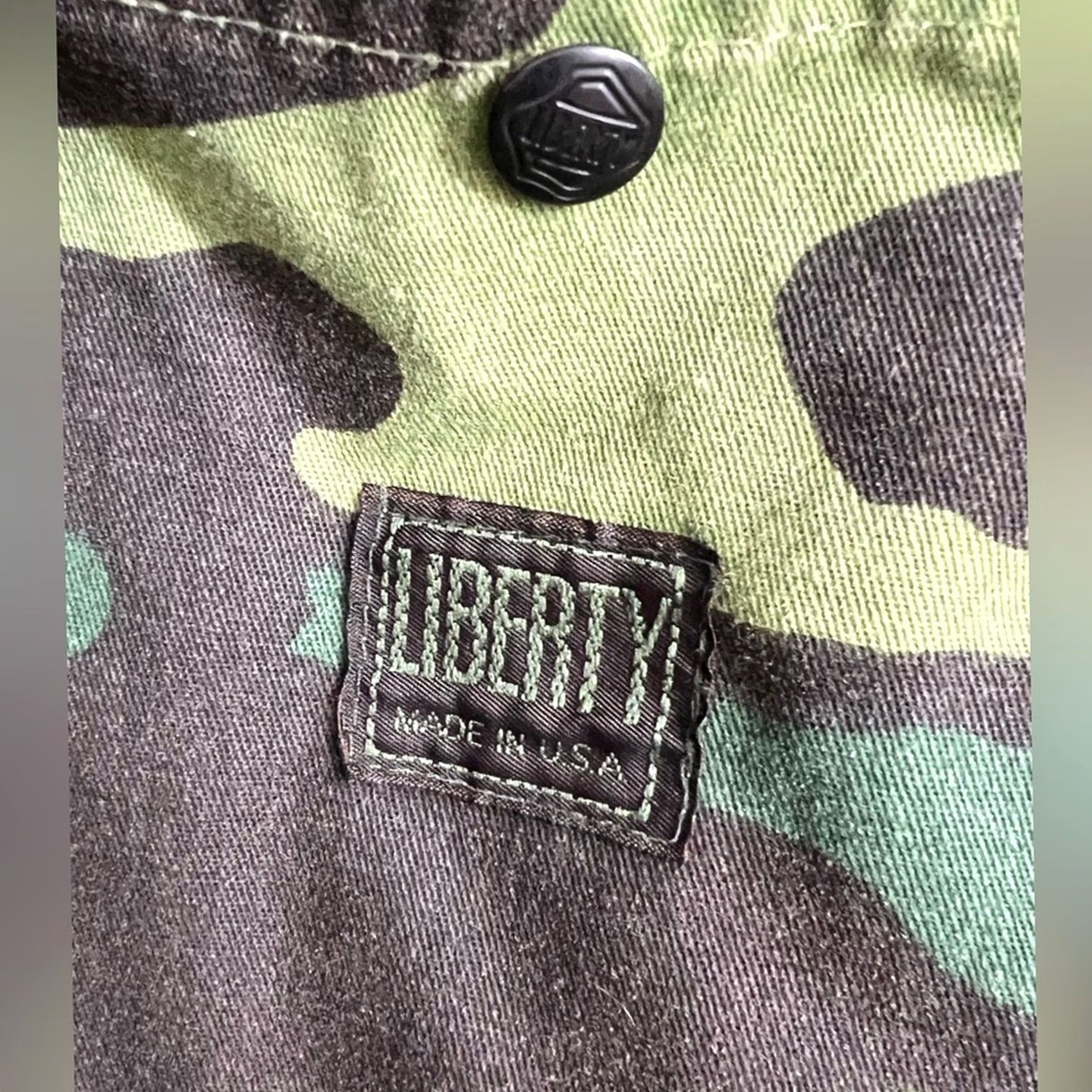 Vintage VINTAGE Liberty Coveralls Jumpsuit Camouflage Mens XL 36x30 Made in USA Hunting Jacket Shirt> Size US 36 / EU 52 - 6 Thumbnail