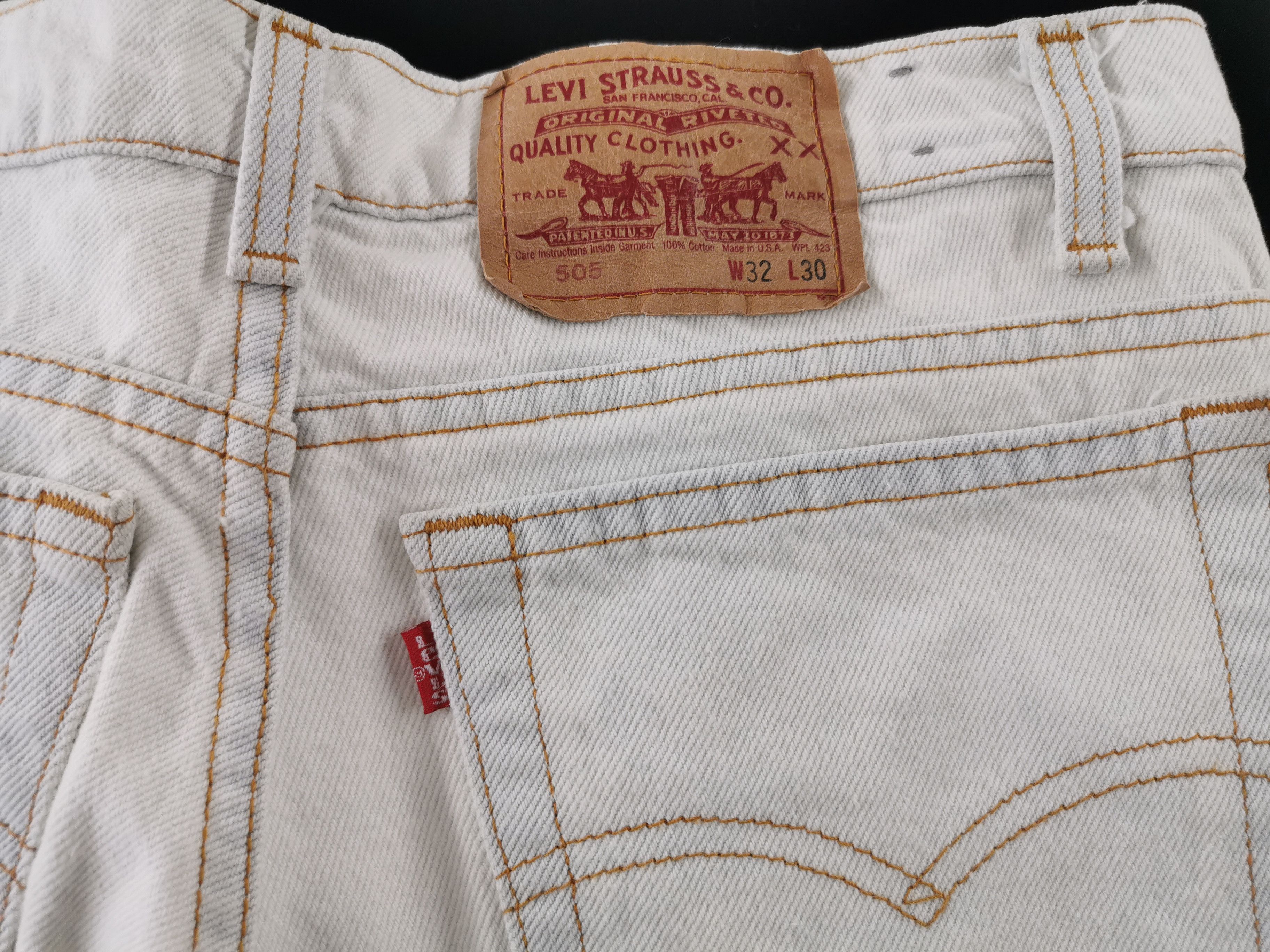 Levi's Vintage 80's Levis Lot 505 X The Clash Denim Made In USA Size US 31 - 6 Thumbnail
