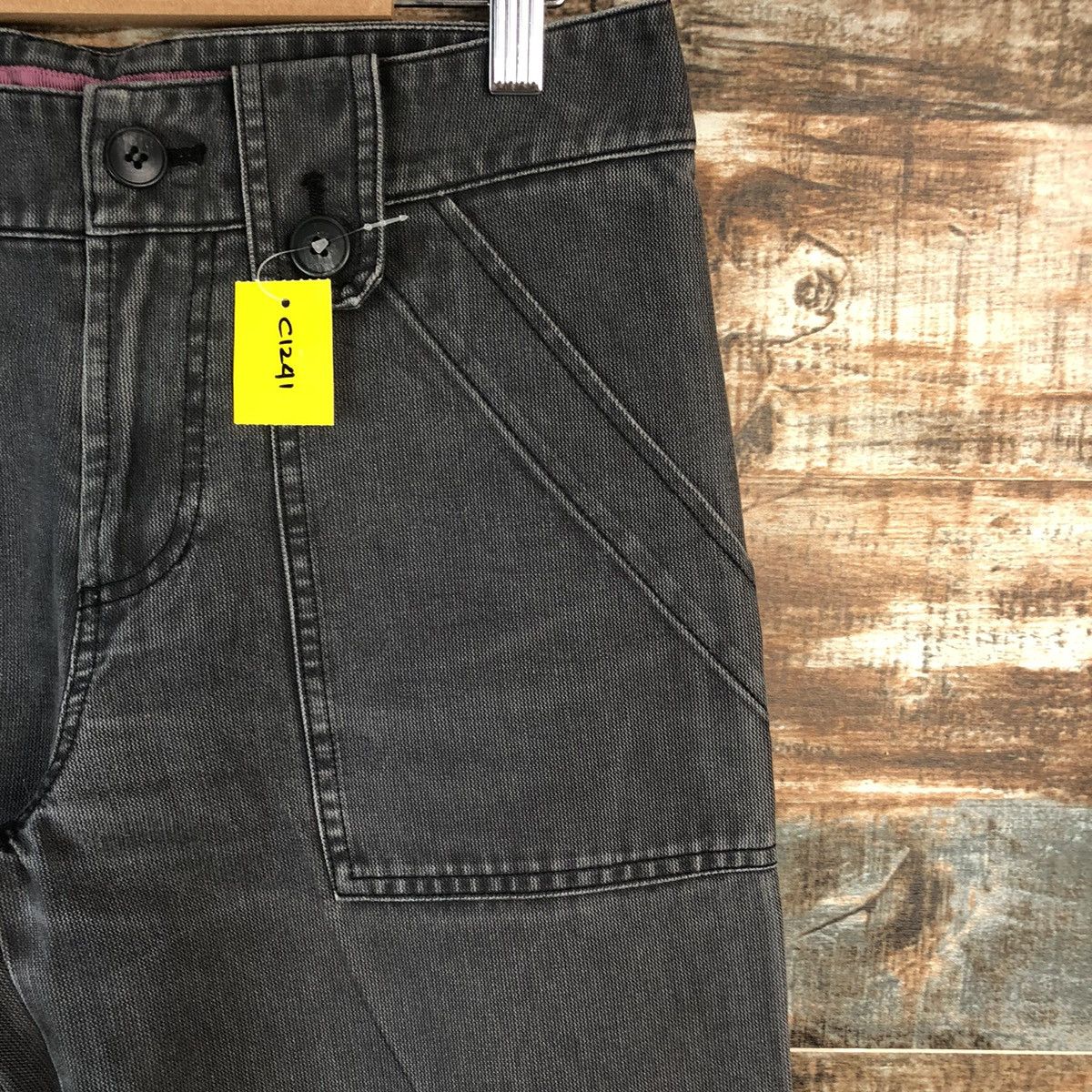 Japanese Brand DL Tasse Tasse Black Cropped Pants #C1241 Size US 27 - 8 Thumbnail