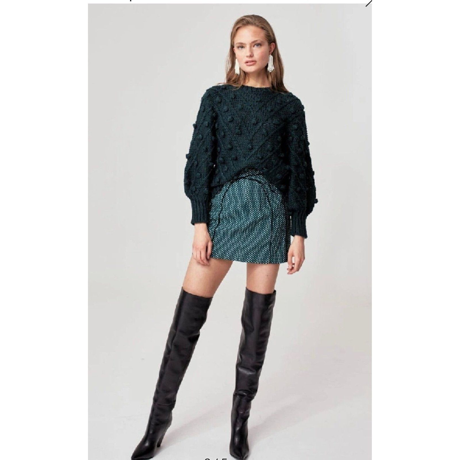Other C/MEO COLLECTIVE Long Lasting Skirt In Forest Spot Sz: 6 NWT Size 28" / US 6 / IT 42 - 2 Thumbnail