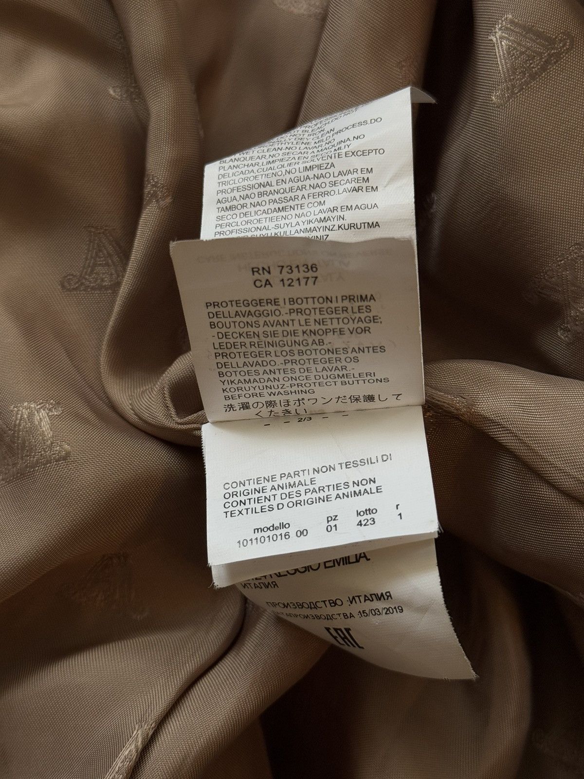 Designer × Max Mara × Weekend Max Mara Max Mara A/W 2019 camel wool blend teddy bear style coat Size S / US 4 / IT 40 - 17 Thumbnail
