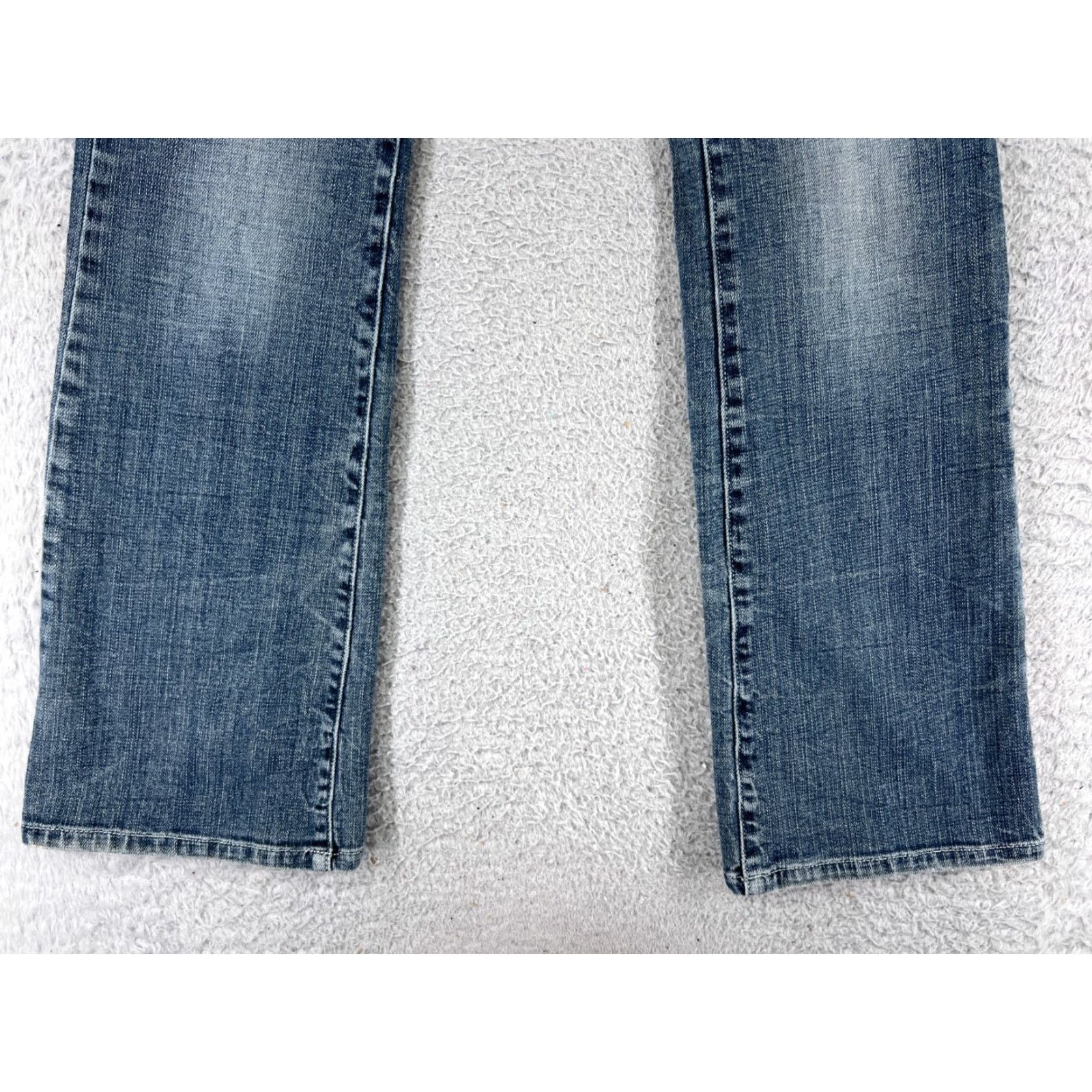 Vintage Maurices Jeans Women Blue Denim 26 30 Bootcut 5-Pocket Regular Low Rise Cotton Blend Size 27" / US 4 / IT 40 - 2 Thumbnail