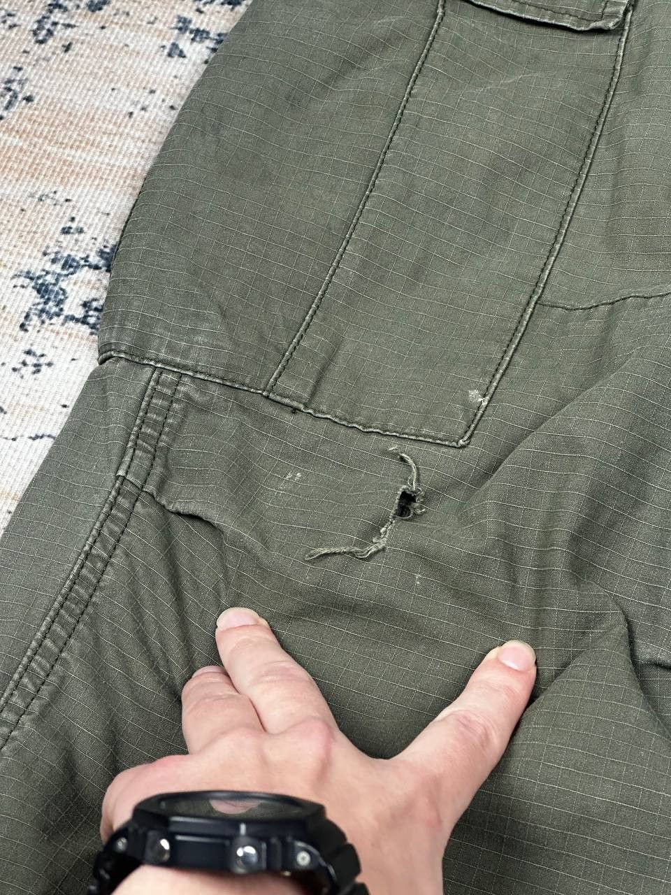 Carhartt Vintage Carhartt Cargo Distressed Baggy Pants Size US 33 - 9 Thumbnail