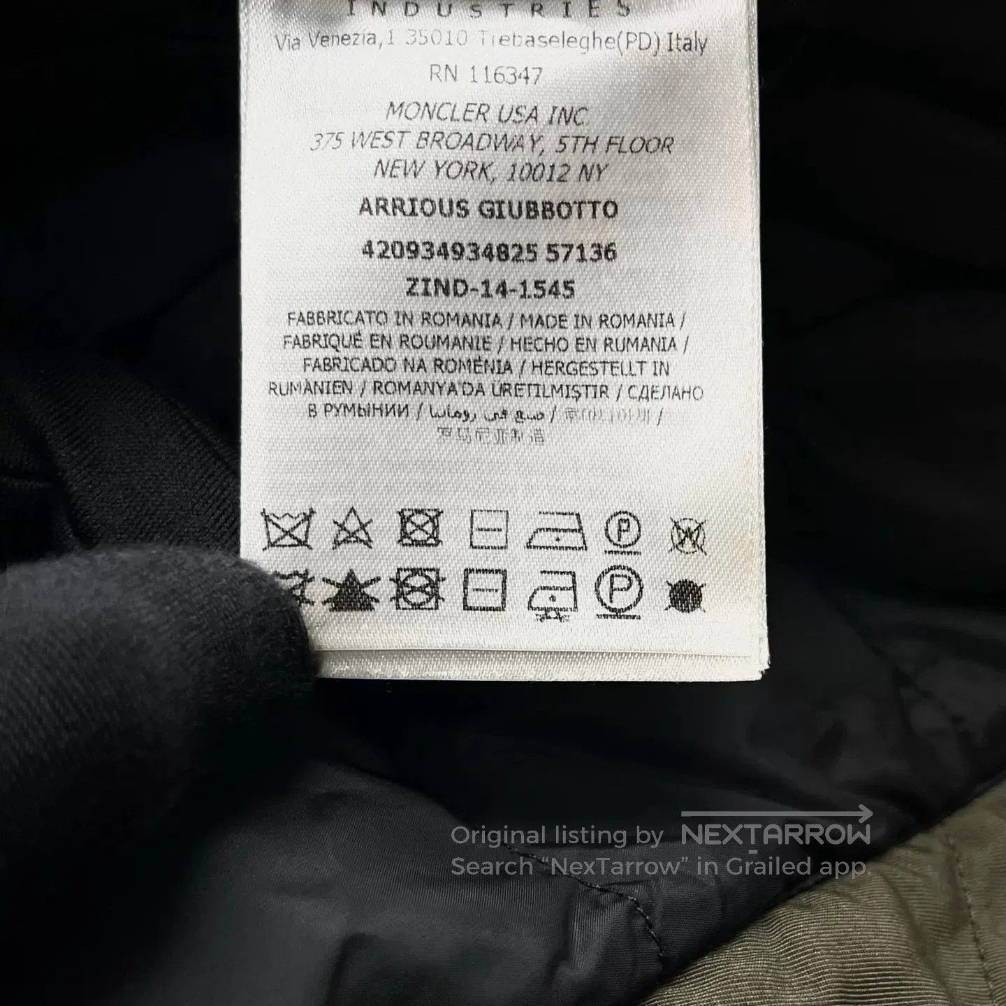Moncler Moncler Green Fox Fur Collar Down Jacket. Size S / US 4 / IT 40 - 4 Thumbnail