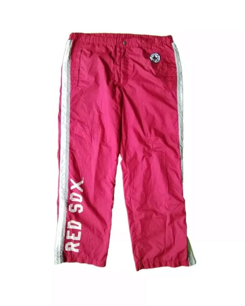 MLB × Uniqlo × Vintage Y2K MLB Red Sox x Uniqlo Track Pants Size US 39 - 1 Thumbnail