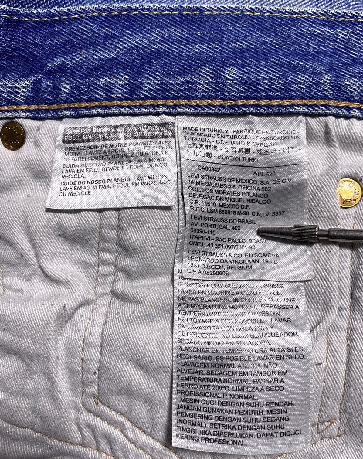 Levi's Vintage Clothing Levi’s 501 CT Customized Tapered Washed Heritage Denim Jeans Size US 33 - 16 Thumbnail