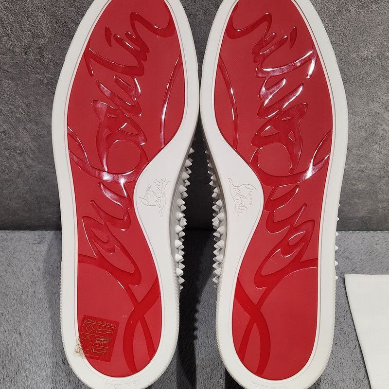 Louis Vuitton Louis Vuitton Stylish White High-Top Sneakers - Size US 11 / EU 44 - 4 Thumbnail