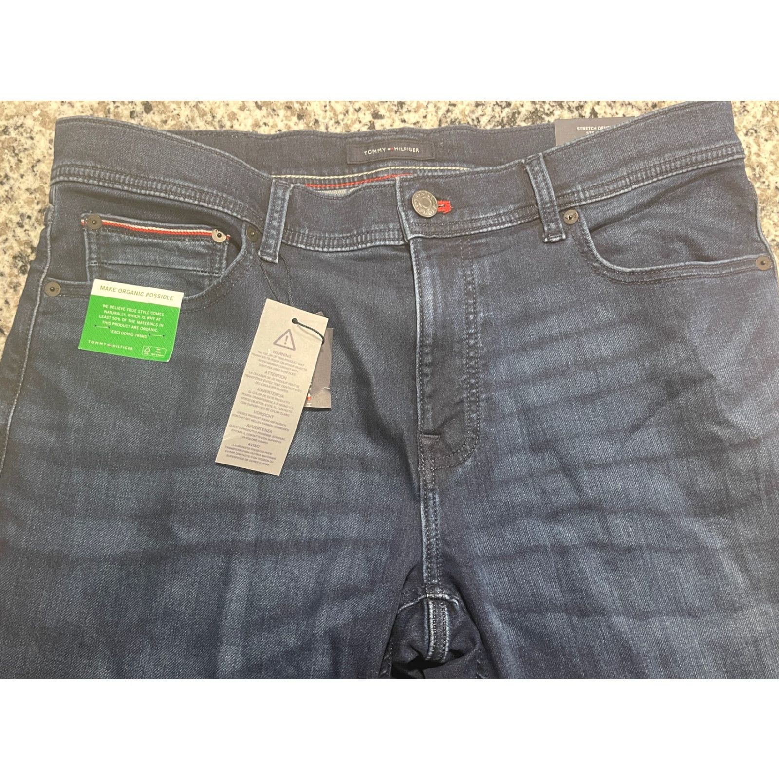 Tommy Hilfiger Tommy Hilfiger Jeans Blue W36 L33 Denton Stretch Straight City Classic Designer Denim Bag Room? Size US 36 / EU 52 - 2 Thumbnail