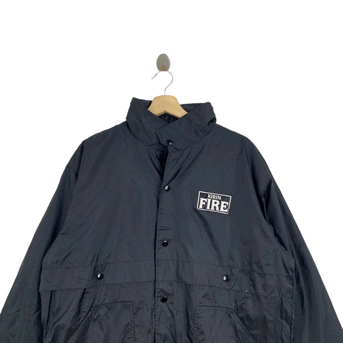 Japanese Brand × Vintage Vintage KIRIN FIRE Japanese Brand Zipper Windbreaker Size US XL / EU 56 / 4 - 6 Thumbnail