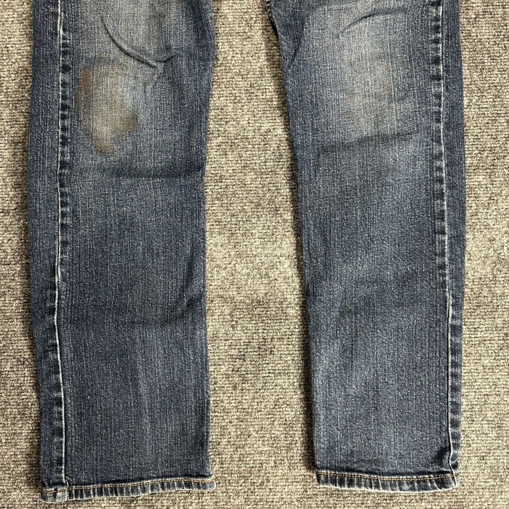Levi's Levi's Signature Jeans Mens 30 Blue Cotton Denim 5-Pocket Straight Leg Regular Rise 31in Inseam Waist 30in Blue Size US 30 / EU 46 - 2 Thumbnail