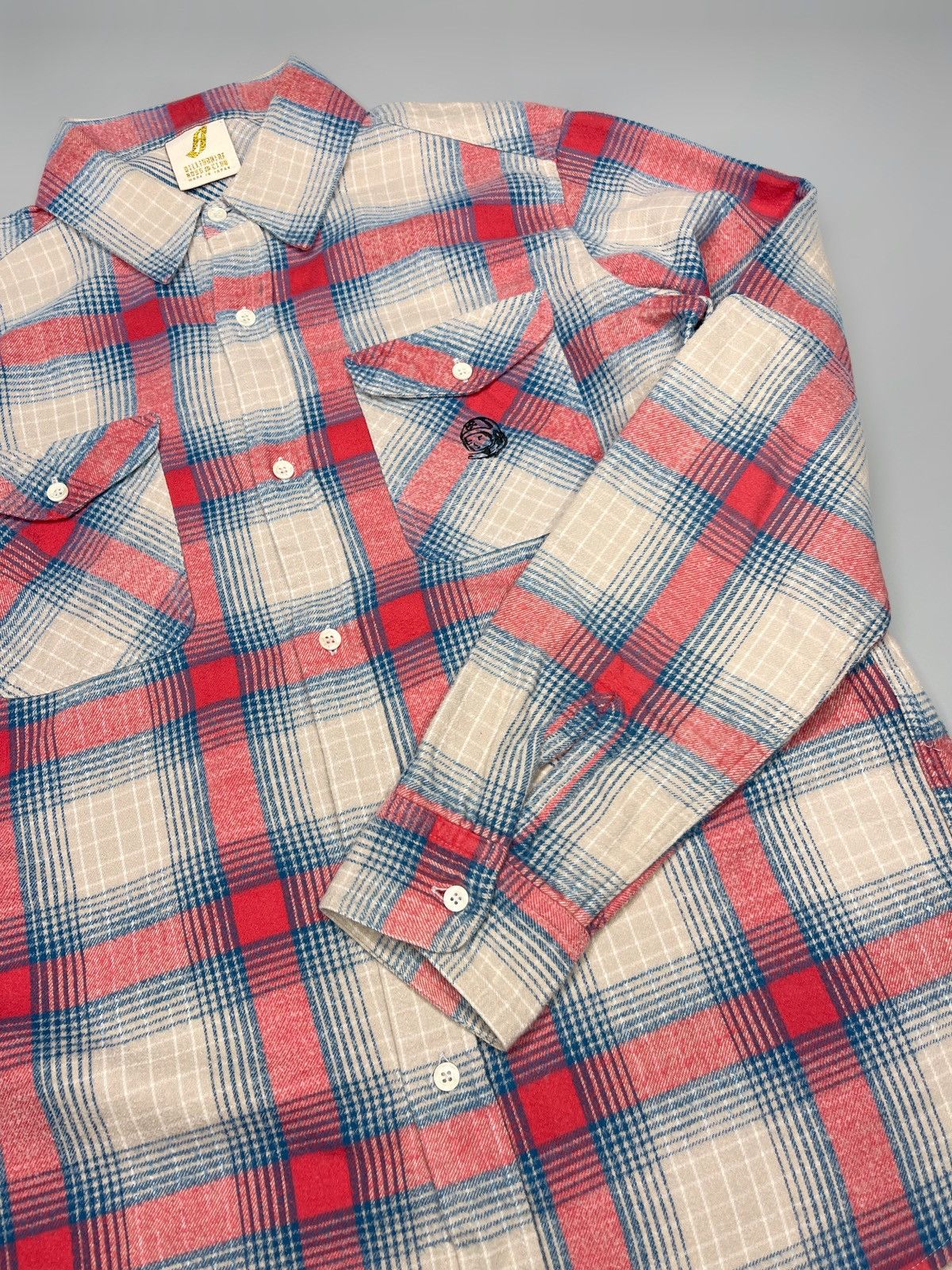 Billionaire Boys Club × Japanese Brand Billionaire Boys Club Flannel Shirt Jacket BBC Japan Size US L / EU 52-54 / 3 - 4 Thumbnail