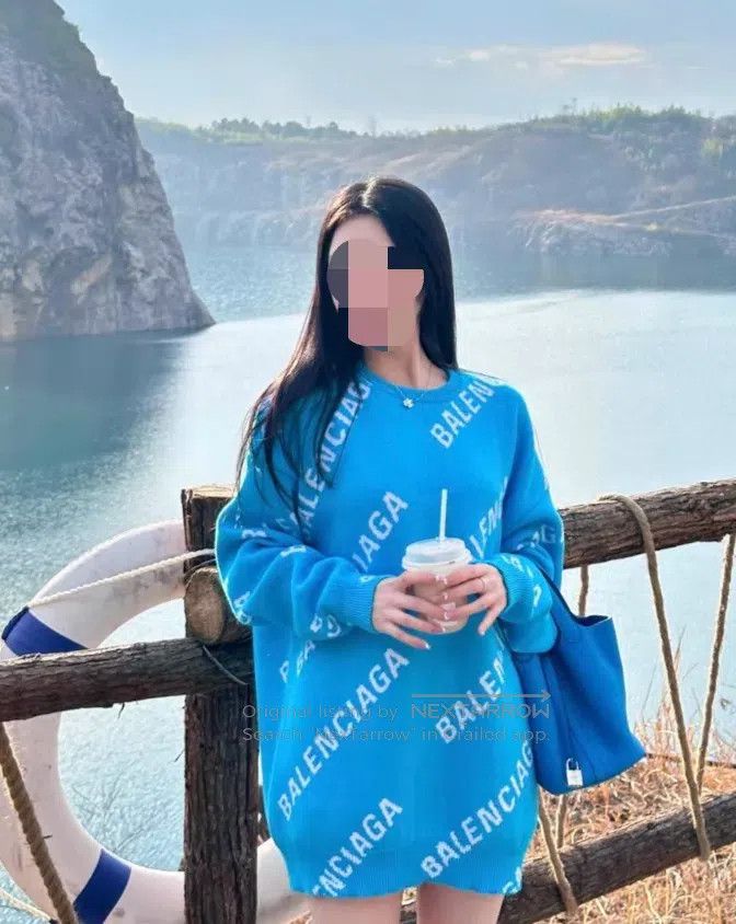Balenciaga Balenciaga Fully Barrage Logo Knit Sweater Size US M / EU 48-50 / 2 - 1 Thumbnail
