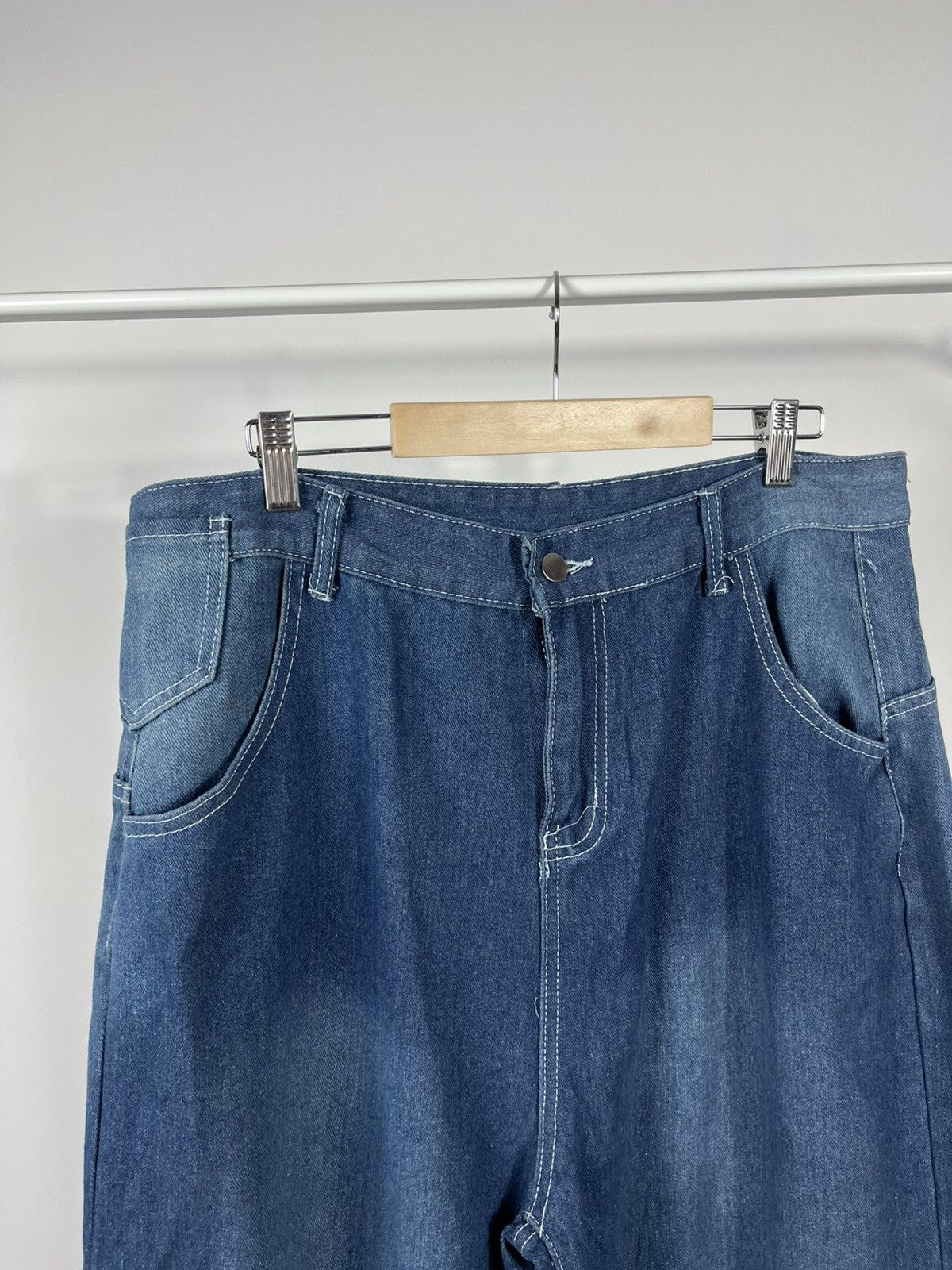Other Baggy Y2K Wide Leg Jeans Skull Print Grunge Rap Style Size US 36 / EU 52 - 8 Thumbnail