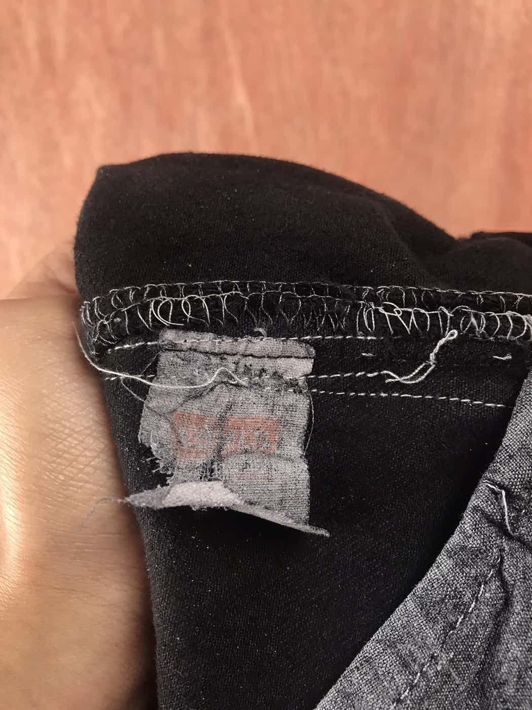Levi's DLL Hippie Levis Black patchwork vintage Denim Pants #A2616 Size US 32 / EU 48 - 21 Thumbnail