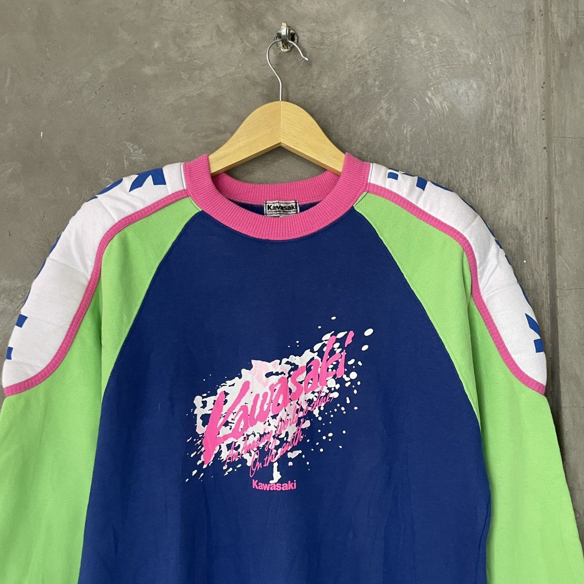 Gear for Sports × Sports Specialties Vintage 80s Kawasaki Motorcycle Riding Sweatshirt Size US M / EU 48-50 / 2 - 3 Thumbnail