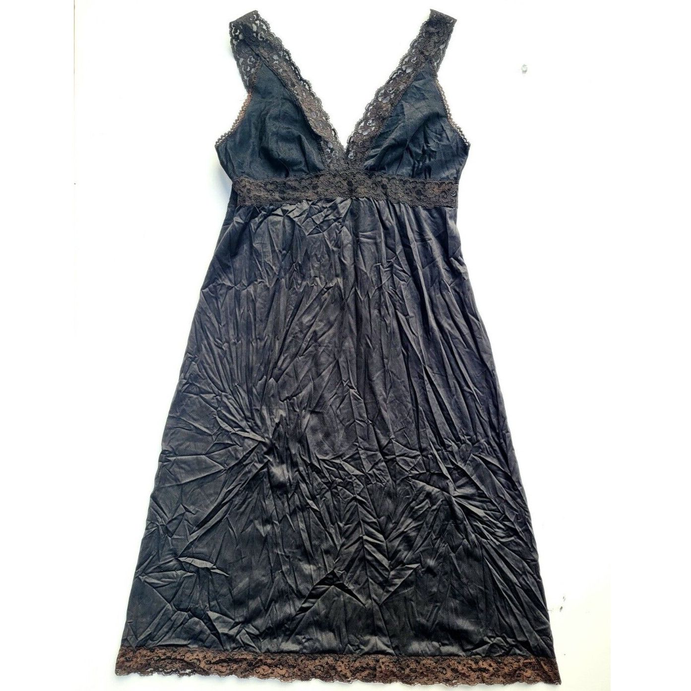 Vintage V-neck Slip Dress