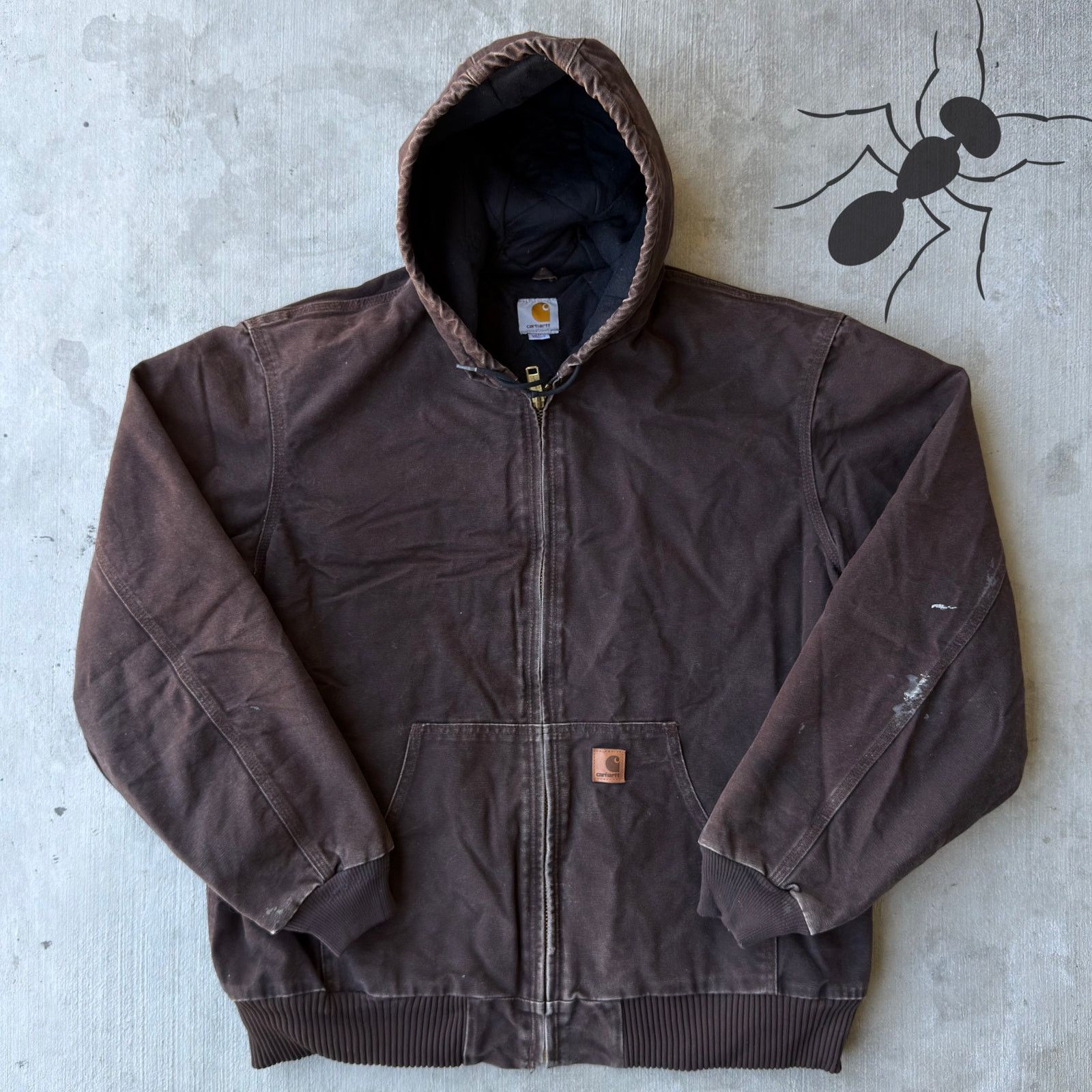 Carhartt × Vintage Vintage Y2K Carhartt J130 DKB brown work wear