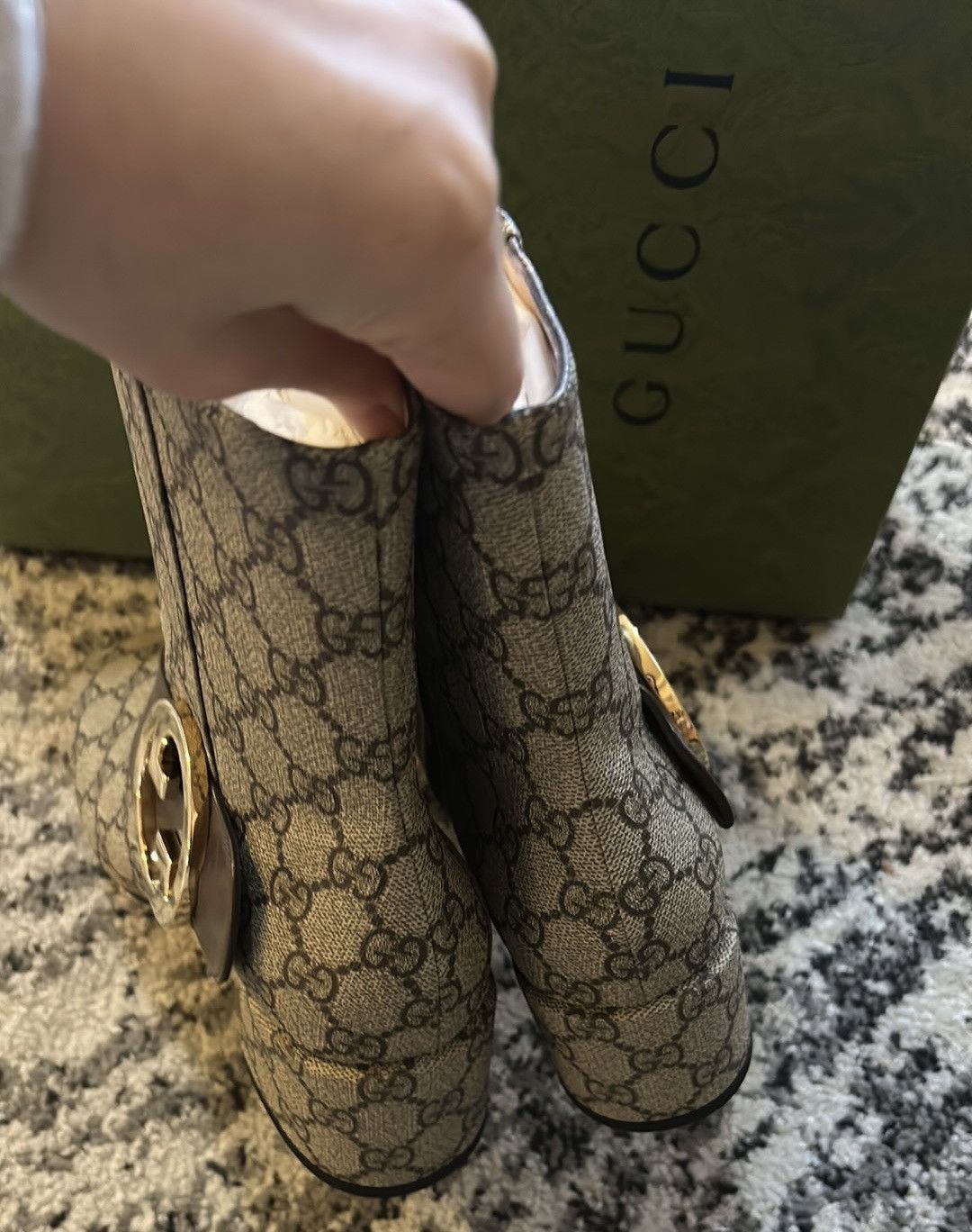 Gucci Gucci Blondie GG Supreme Boots size 39 Size US 9 / IT 39 - 5 Thumbnail