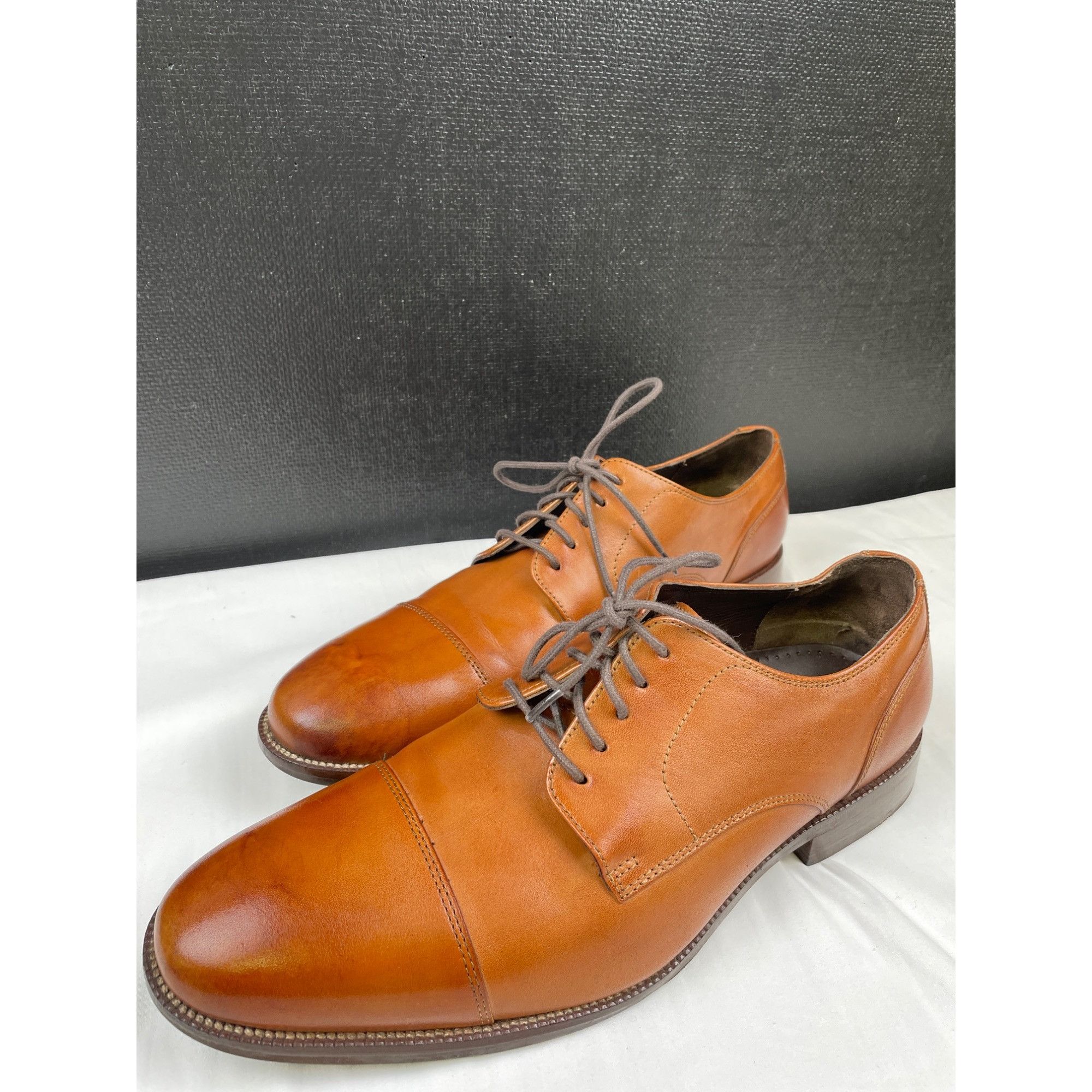 Cole Haan Cole Haan Men's Brown Leather Cap toe Oxfords/ Shoes SIze 9 Size US 9 / EU 42 - 6 Thumbnail