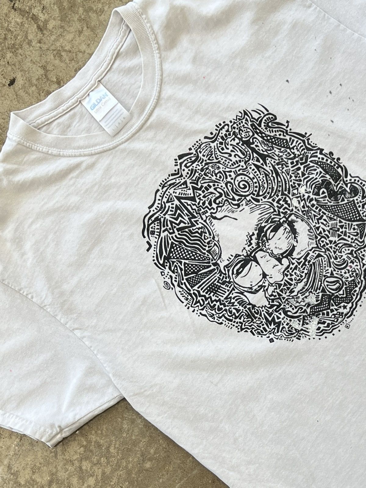 Band Tees Vintage Y2K Jerry Garcia Grateful Dead Big Print Tee Large Size US L / EU 52-54 / 3 - 1 Thumbnail