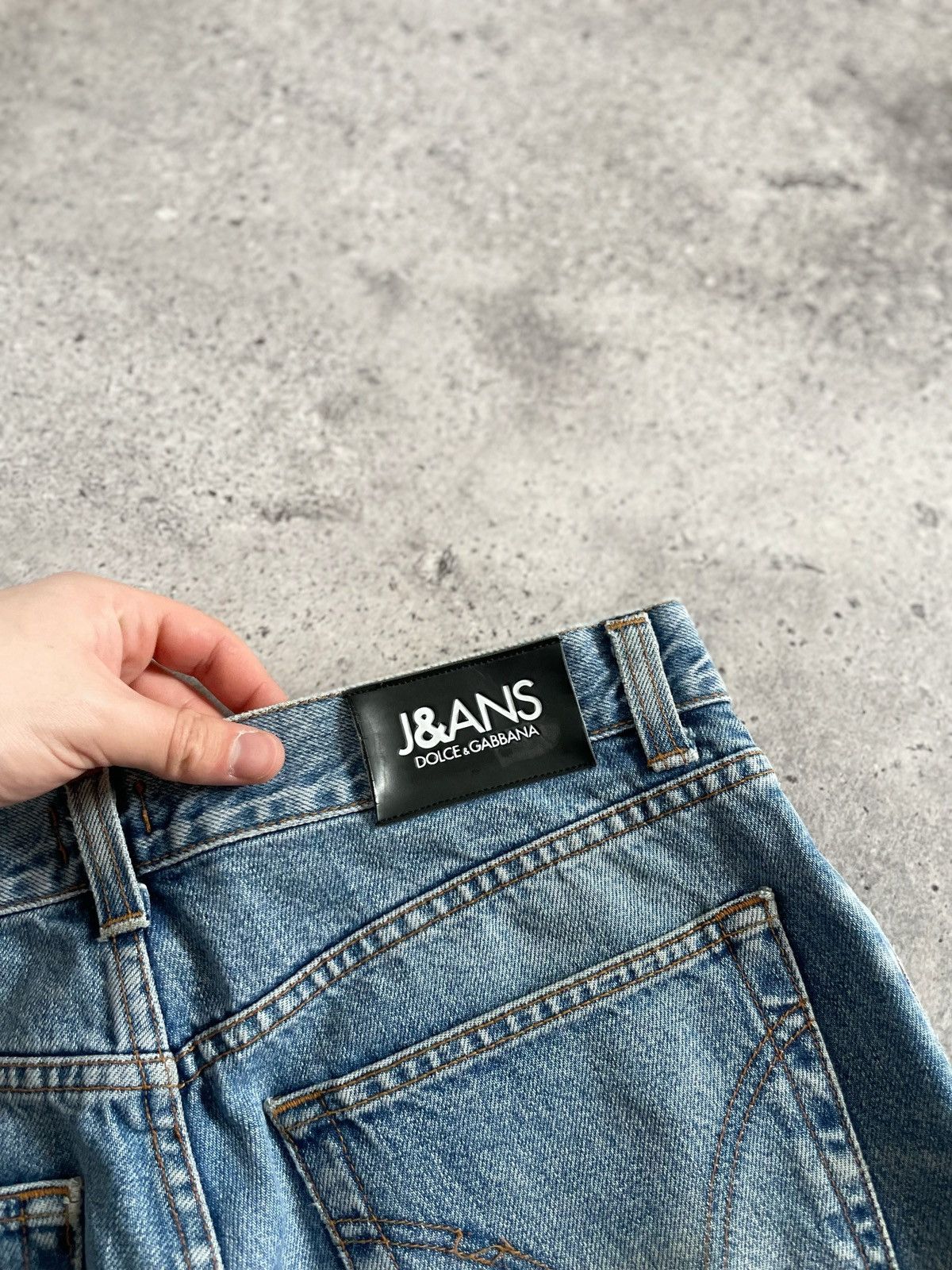 Dolce & Gabbana × Vintage Vintage Dolce & Gabbana Denim Distressed Pants Size US 34 / EU 50 - 10 Thumbnail