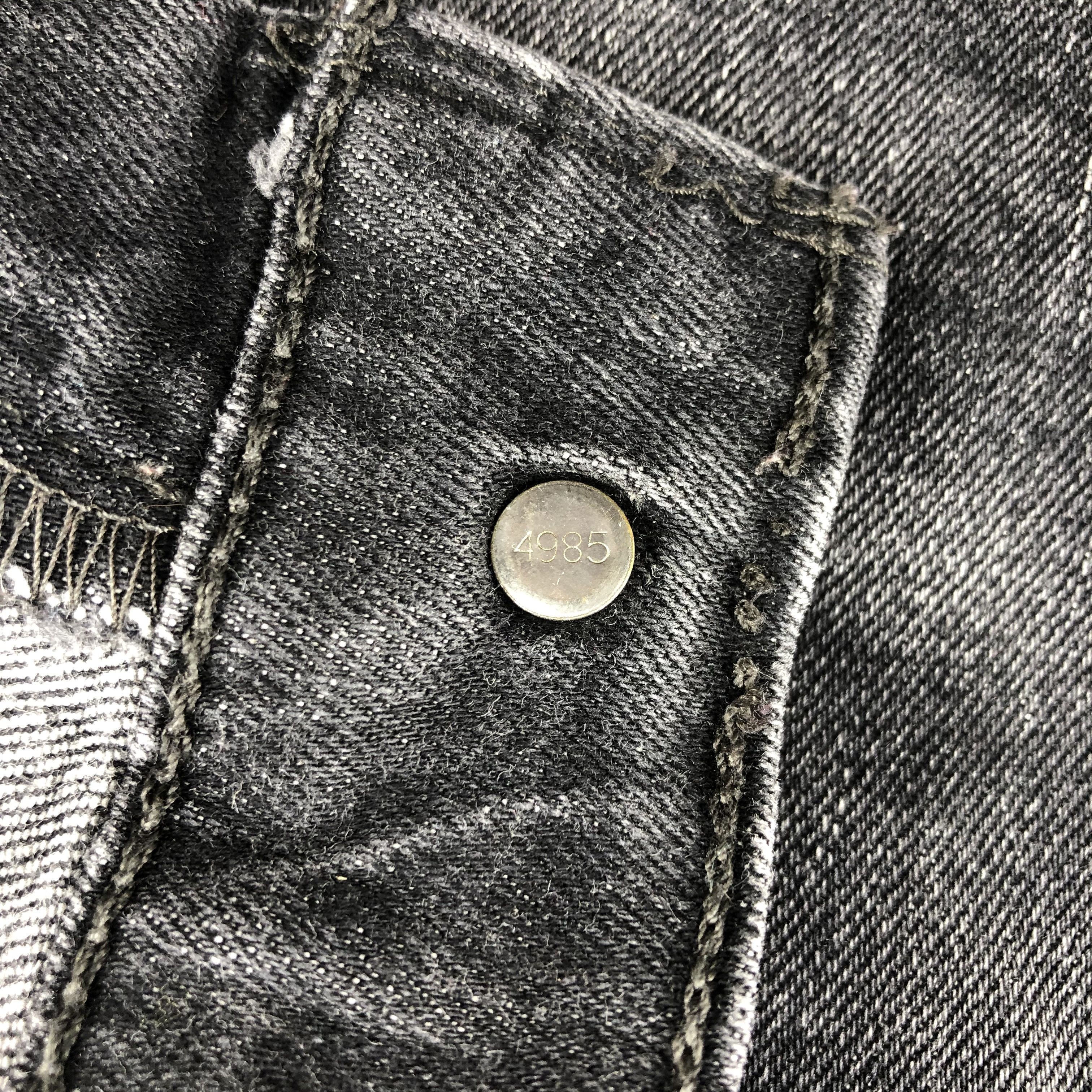 Levi's Vintage Levis 505 Black Jeans-JM1131 Size US 41 - 9 Thumbnail