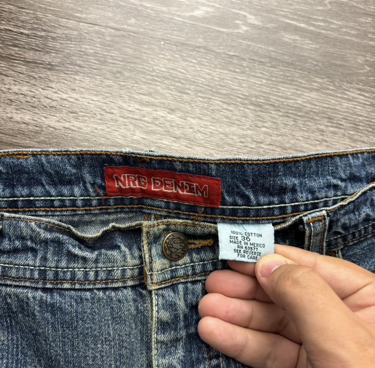 JNCO NRG jorts Size US 35 - 6 Thumbnail
