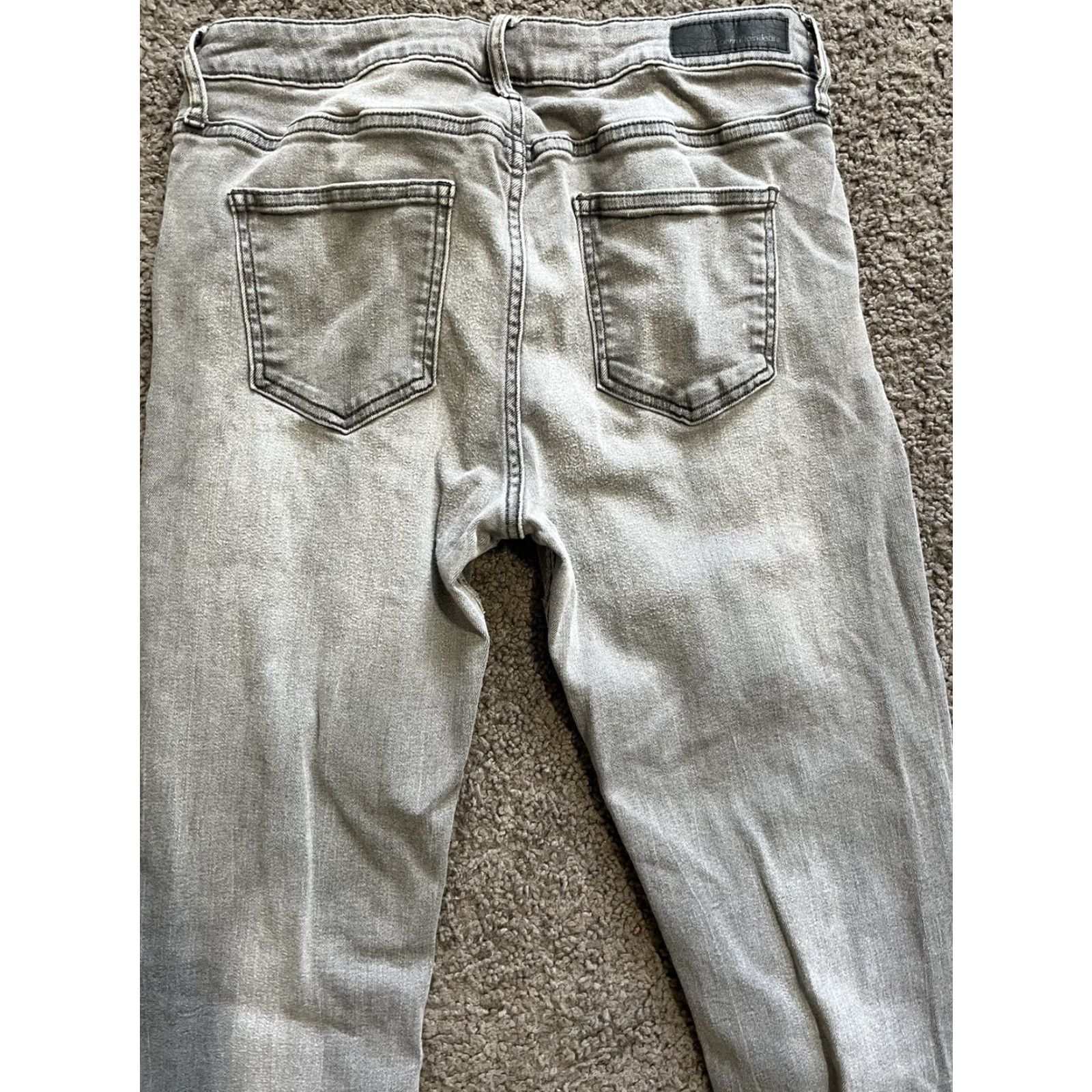 Calvin Klein Calvin Klein Jeans Womens Jeans Slim Boyfriend 10 Regular Charcoal Gray Denim Size 32" / US 10 / IT 46 - 2 Thumbnail