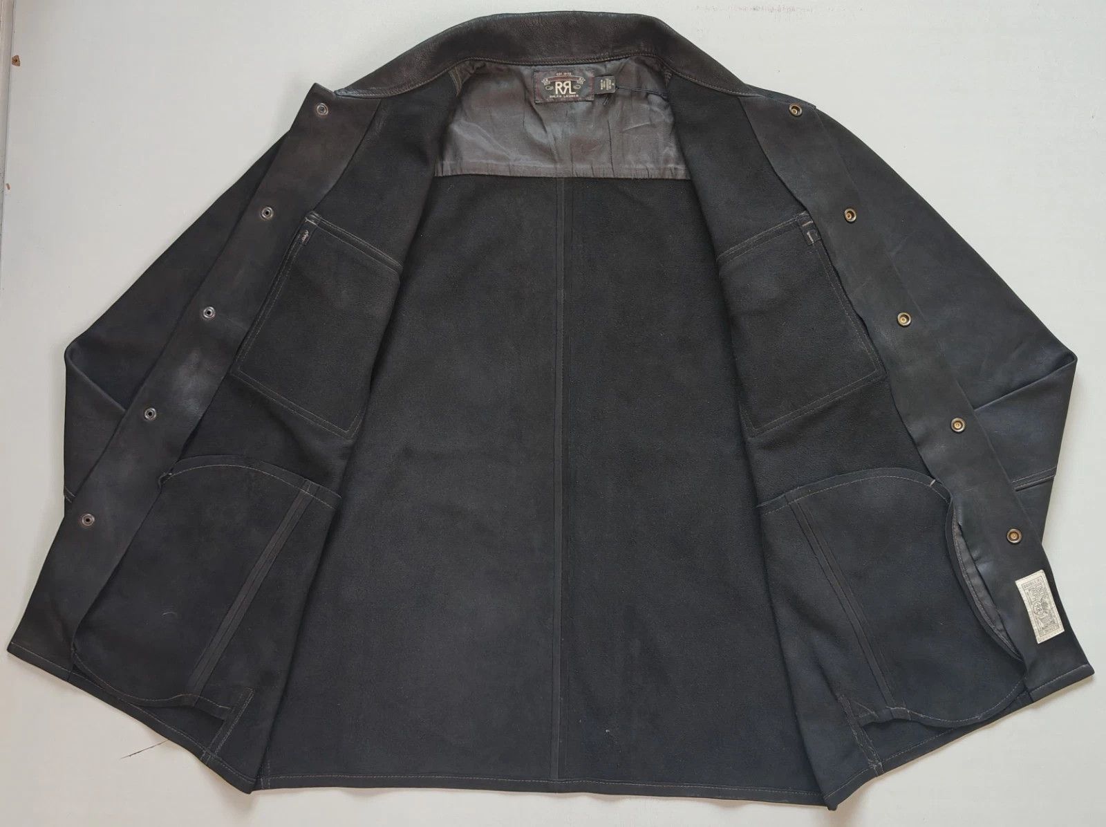RRL Ralph Lauren Double RLRoughout Suede Work Shirt FTP / 9503 Size US M / EU 48-50 / 2 - 8 Thumbnail