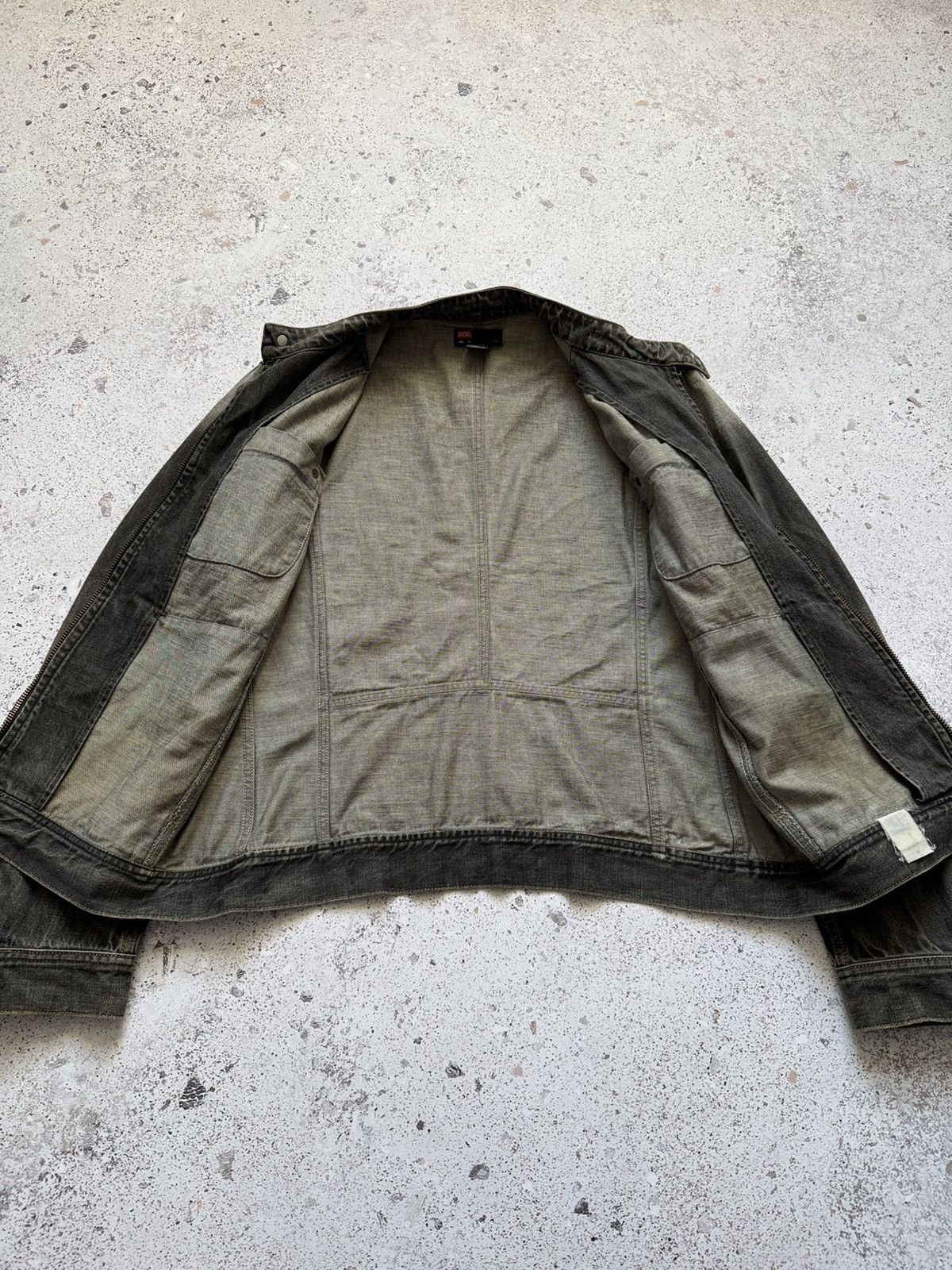Diesel Vintage Diesel bomber moto jacket washed sun faded Size US XL / EU 56 / 4 - 9 Thumbnail