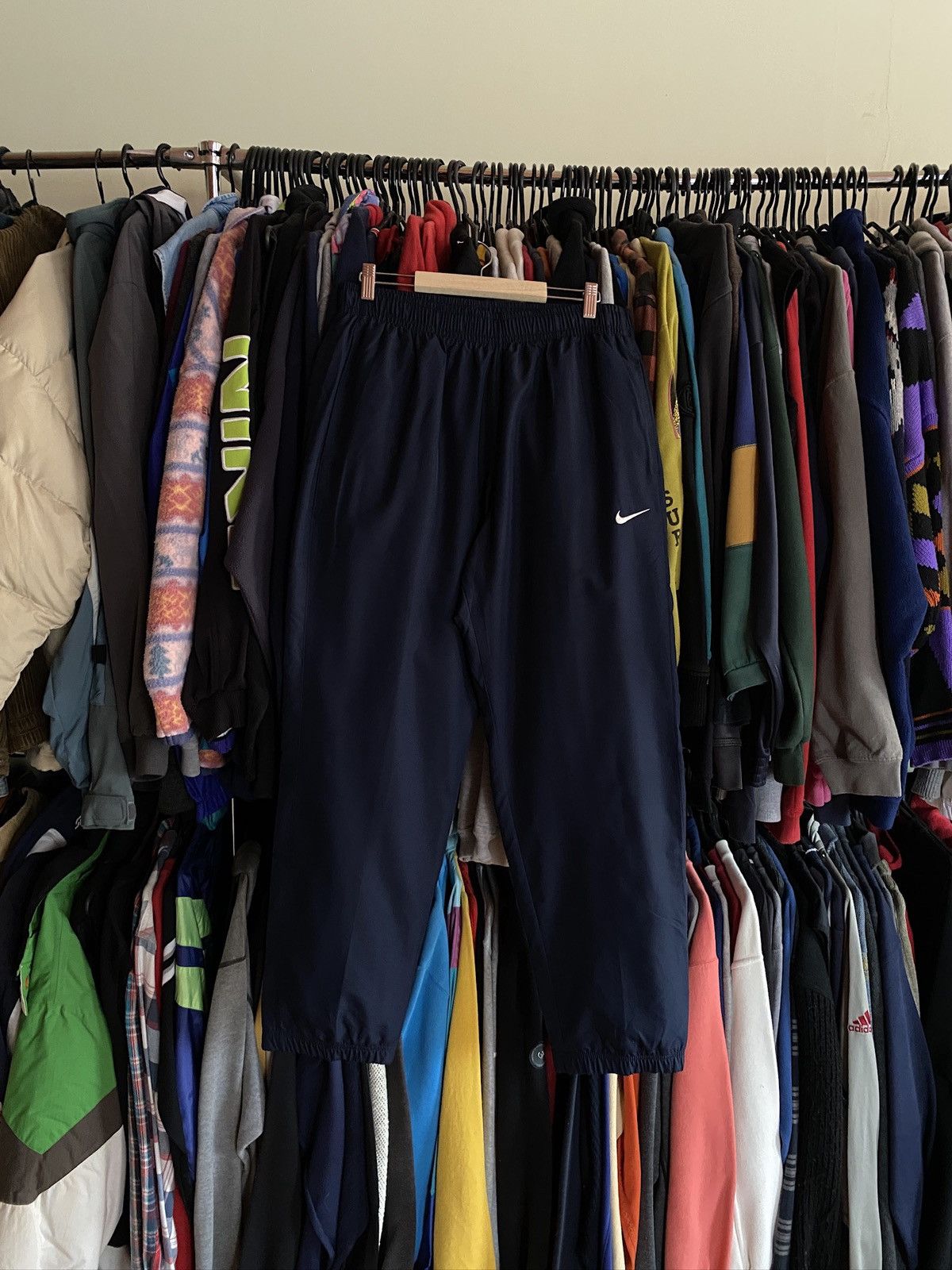 Nike VINTAGE NIKE NYLON PANTS Y2k DRILL Size US 34 / EU 50 - 1 Thumbnail