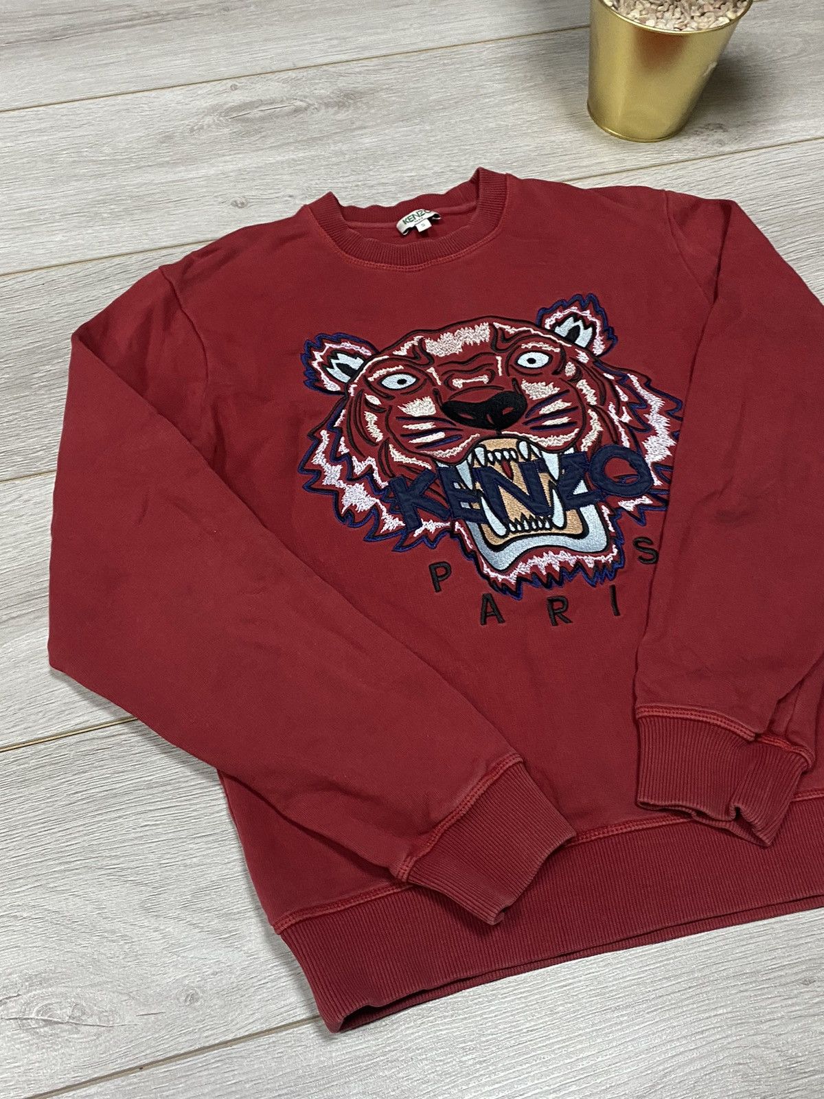 Kenzo Kenzo Paris tiger 🐯 big logo sweatshirt Size US S / EU 44-46 / 1 - 7 Thumbnail