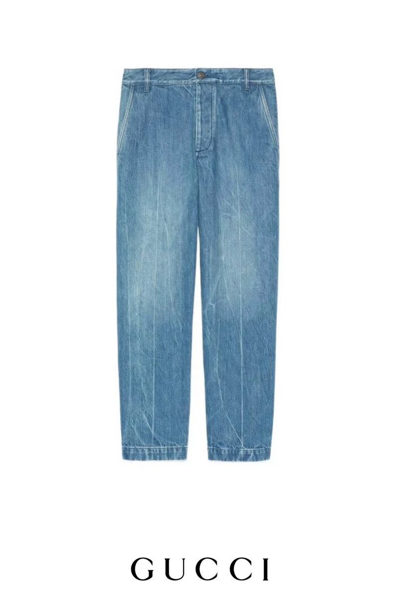 Gucci Gucci23SS Spring and Summer Show Designer Silhouette Straig Size US 34 / EU 50 - 9 Thumbnail