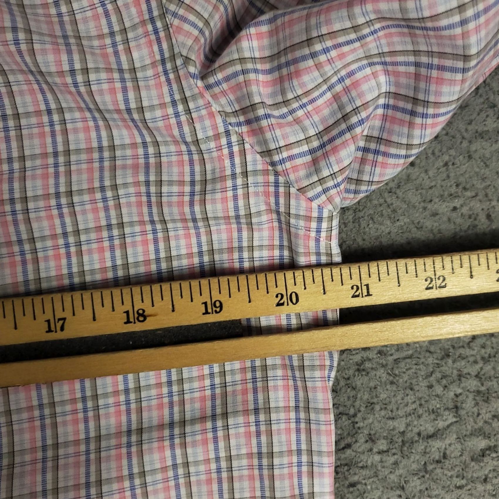 UNTUCKit UNTUCKit Shirt Mens M Blue Pink Plaid Slim Fit Button Up Long Sleeve Size US M / EU 48-50 / 2 - 5 Thumbnail