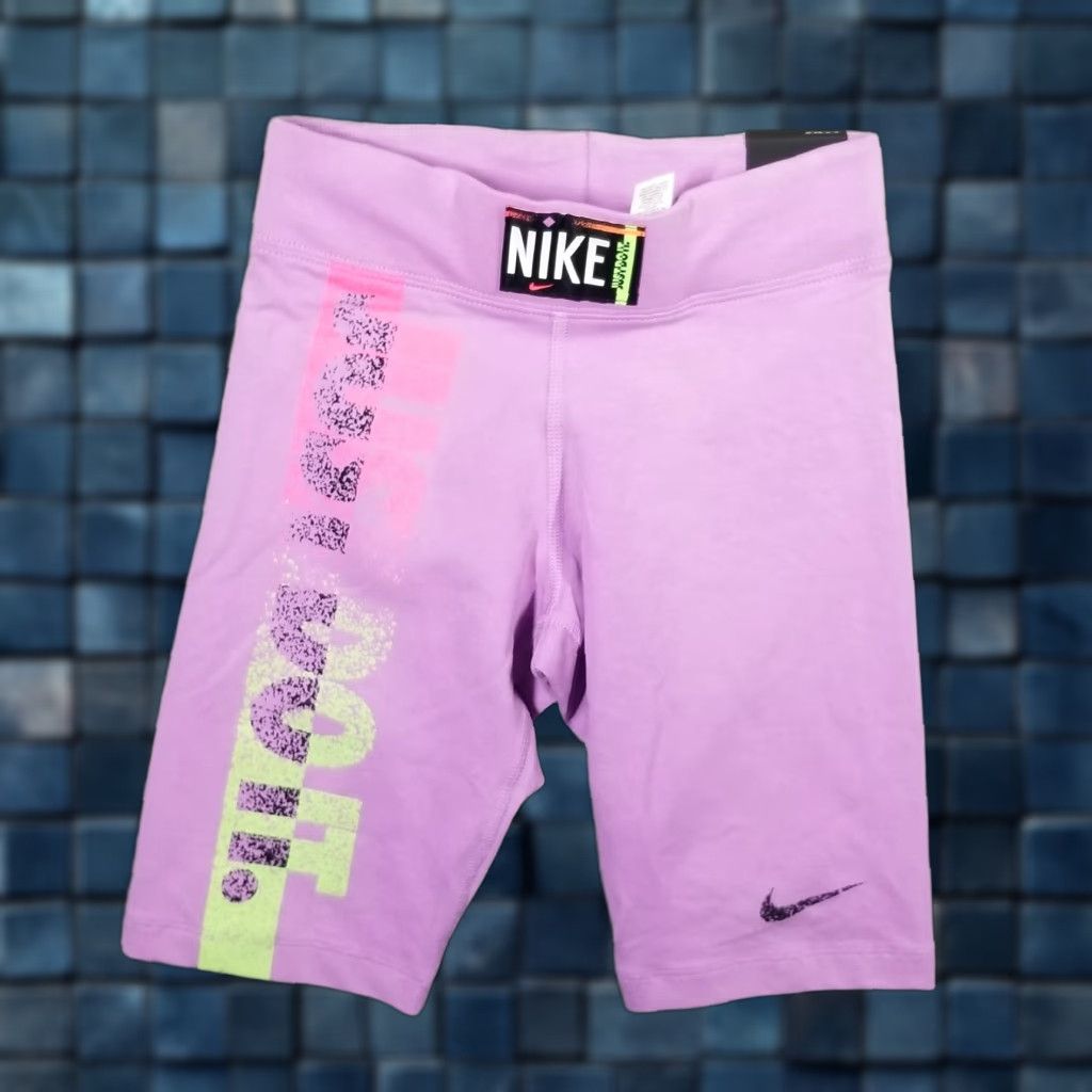 Nike Nike Biker Shorts Womens XS Tight Fit Just Do It DM7989-591 Athletic Workout Size 26" / US 2 / IT 38 - 1 Thumbnail