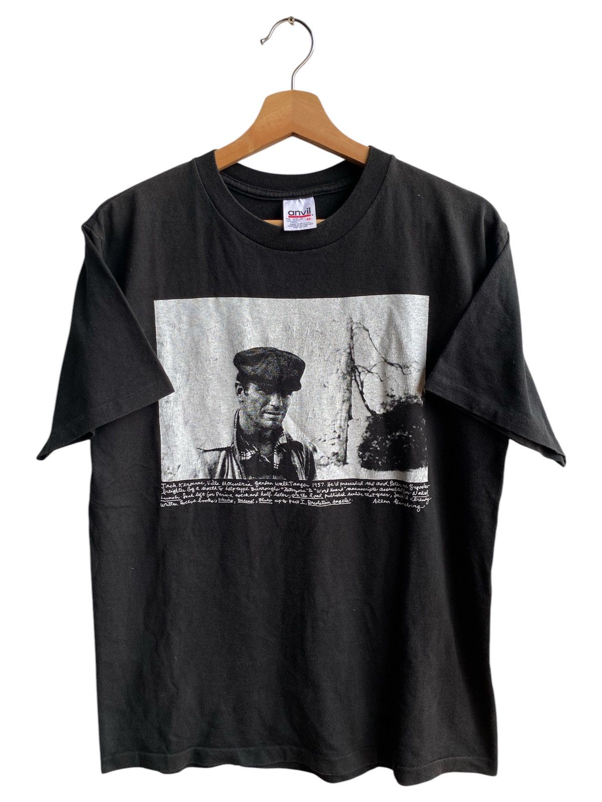 Anvil × Vintage 🔥🔥 Vintage Jack Kerouac American novelist and poet photo tee Size US M / EU 48-50 / 2 - 1 Thumbnail