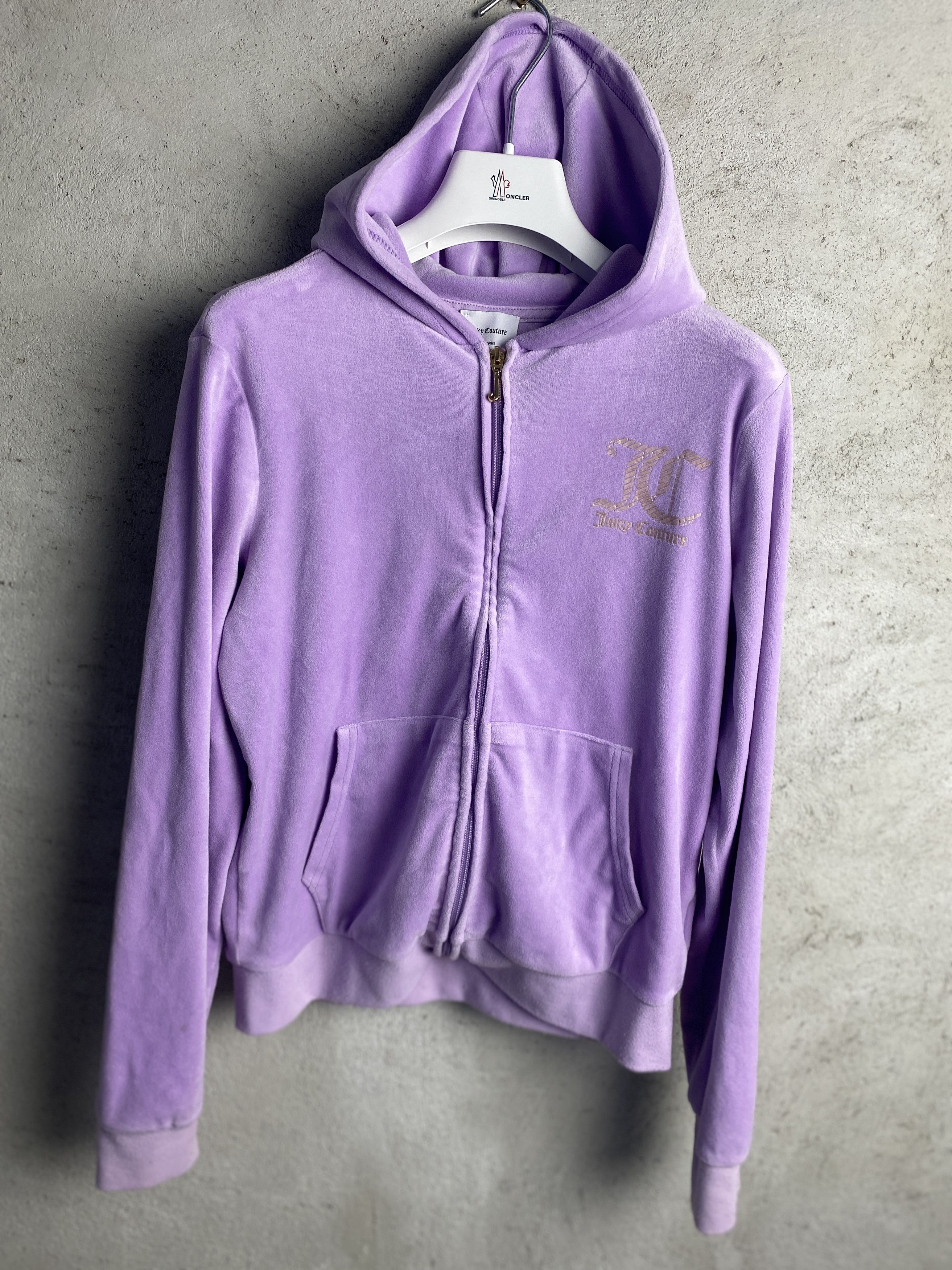 Juicy Couture Juicy Couture zip-up hoodie y2k 00s velvet velour Size XS / US 0-2 / IT 36-38 - 1 Thumbnail