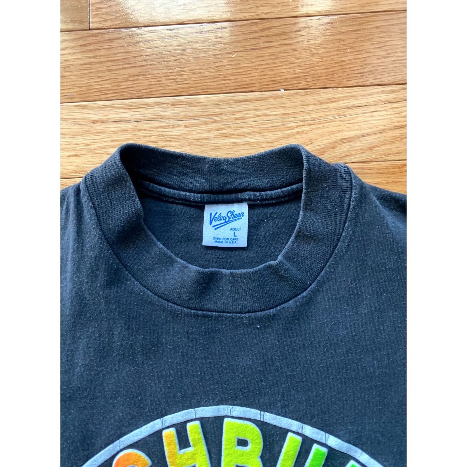 Velva Sheen VTG Velva Sheen Washburn University Shirt Ichabods Single Stitch 80s Sz L Rainbo Size US L / EU 52-54 / 3 - 3 Thumbnail