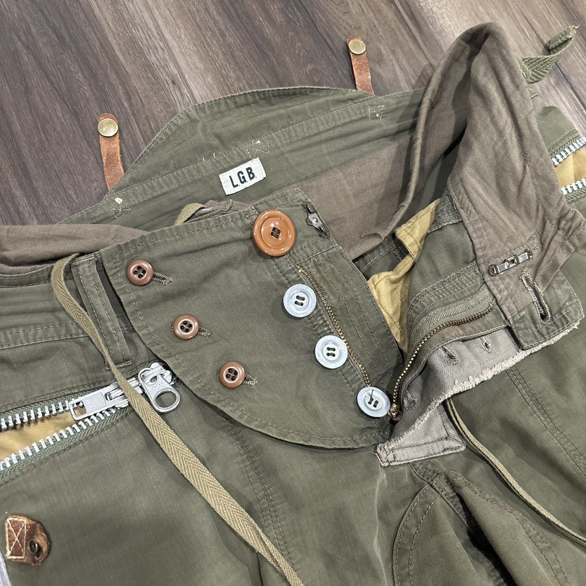 Le Grande Bleu (L.G.B.) LGB 4/4 pilot cargo green Size US 30 / EU 46 - 4 Thumbnail