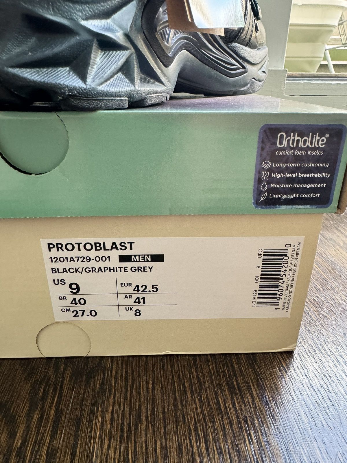 Andersson Bell × Asics Protoblast sneaker black/graphite grey Size US 9 / EU 42 - 5 Thumbnail
