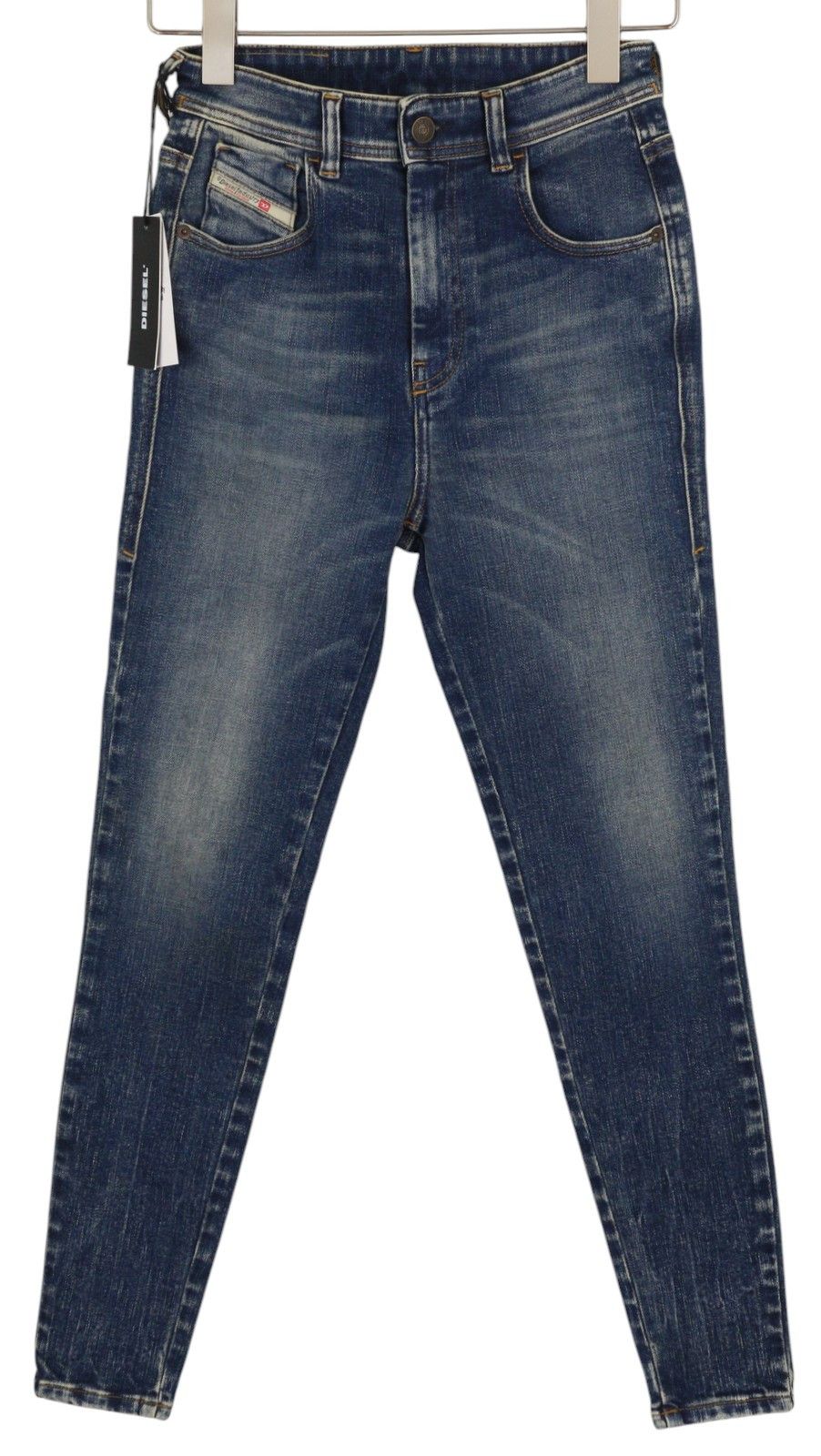 Diesel D-SLANDY-HIGH-Z 09C20 W26/L32 Skinny Blue Jeans 40683 Size 26" / US 2 / IT 38 - 1 Thumbnail