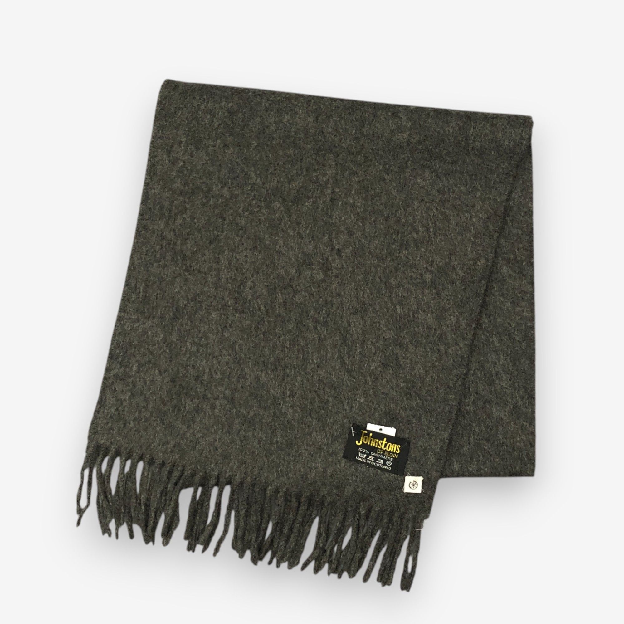 Johnstons Of Elgin Vintage Johnstons Scarf Muffler Wool Winter Scarves Size ONE SIZE - 3 Thumbnail