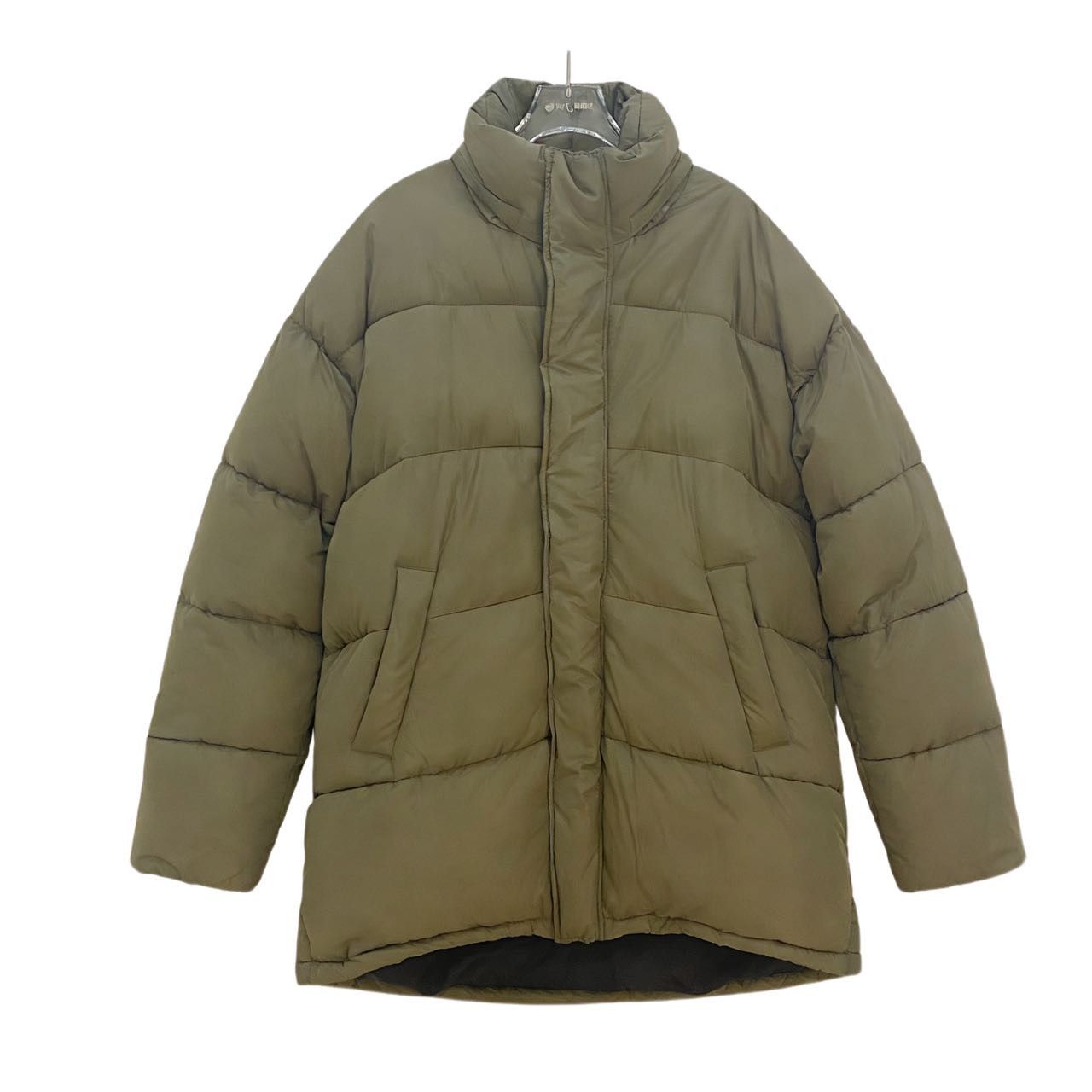 Balenciaga Balenciaga Logo Padded Jacket Olive (44/XS) Size US XS / EU 42 / 0 - 1 Thumbnail