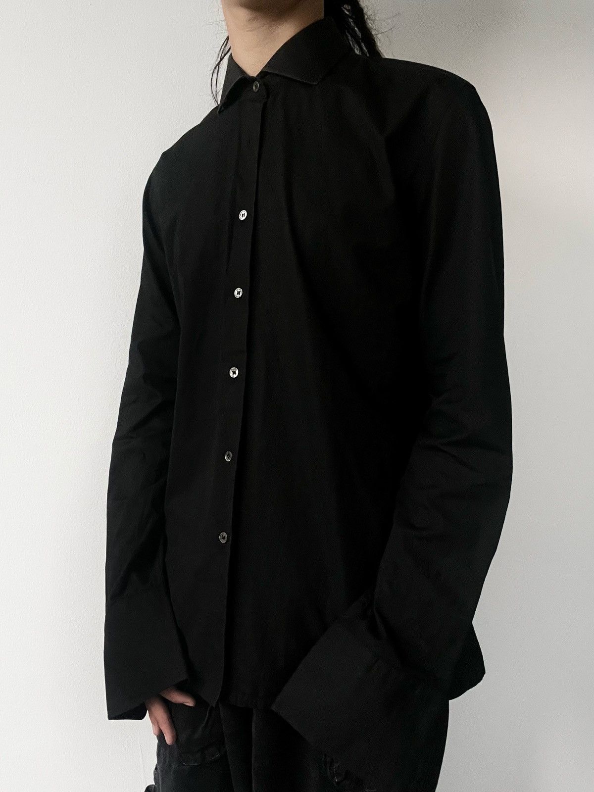 Raf Simons Raf Simons 2000-2001 Runaway Black SHIRT Size US M / EU 48-50 / 2 - 6 Thumbnail