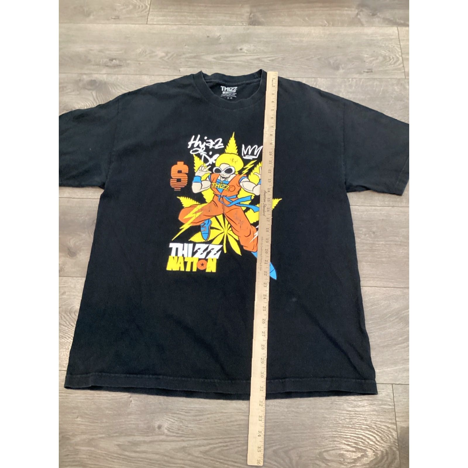 Vintage VINTAGE Thizz Nation Goku DBZ T-Shirt XL Black Men's Size US XL / EU 56 / 4 - 7 Thumbnail